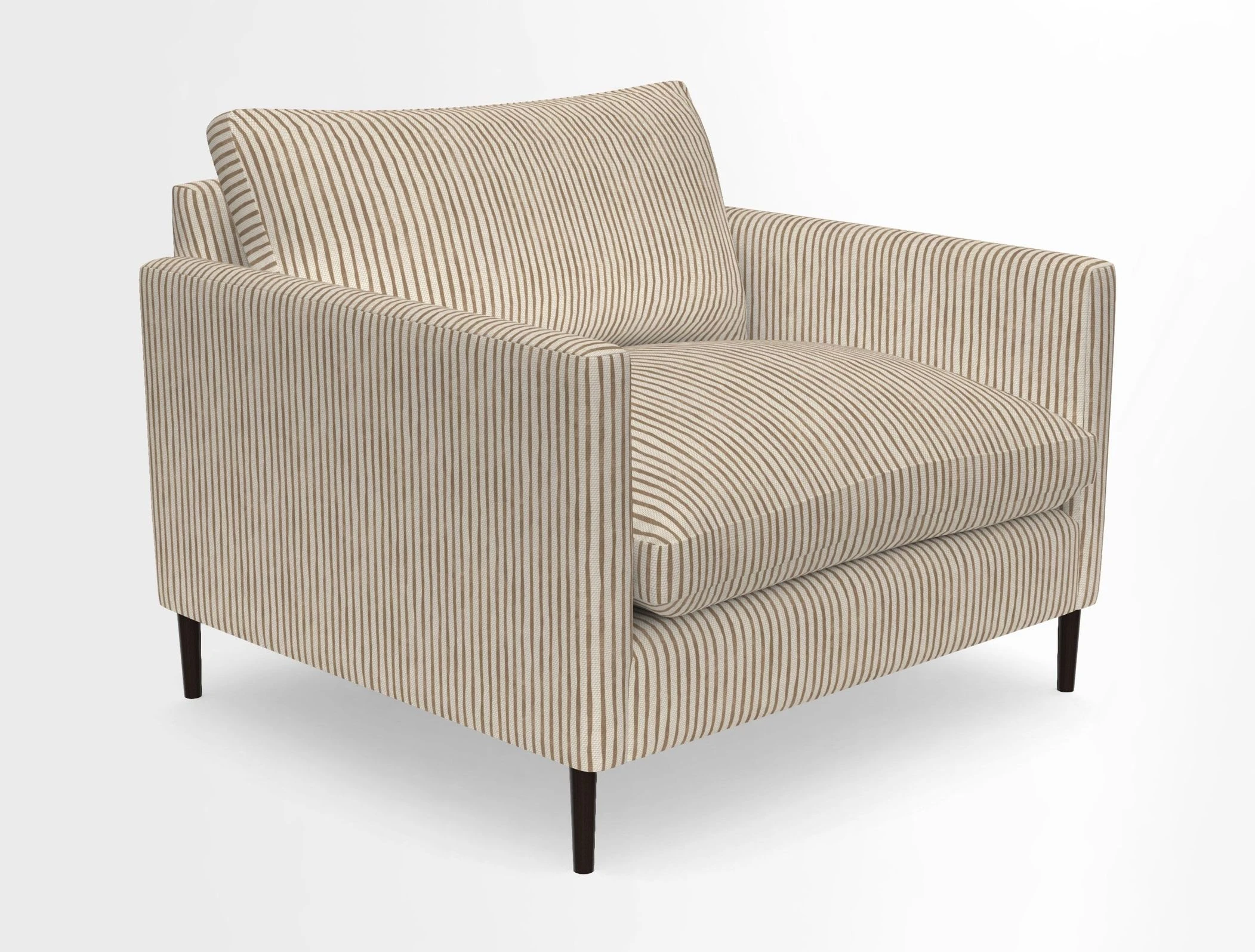 Heyshott Snuggler in Two Tone Plain Biscuit. Loose cover option available