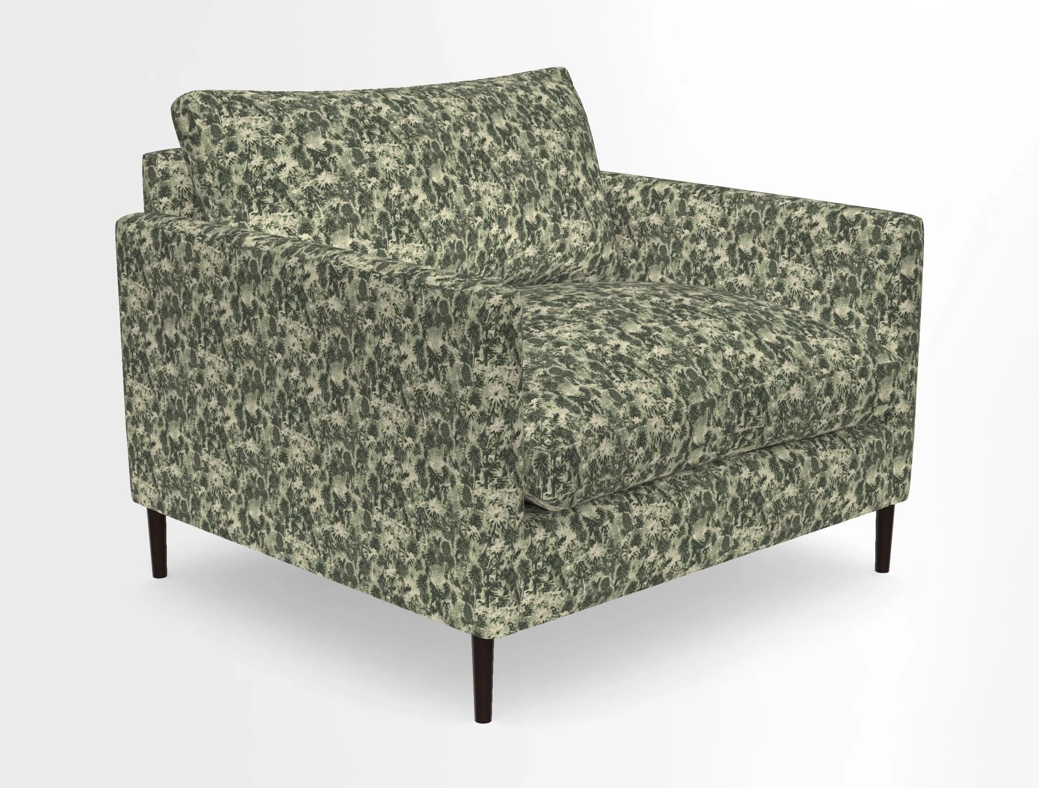 Heyshott Snuggler in Two Tone Plain Biscuit. Loose cover option available