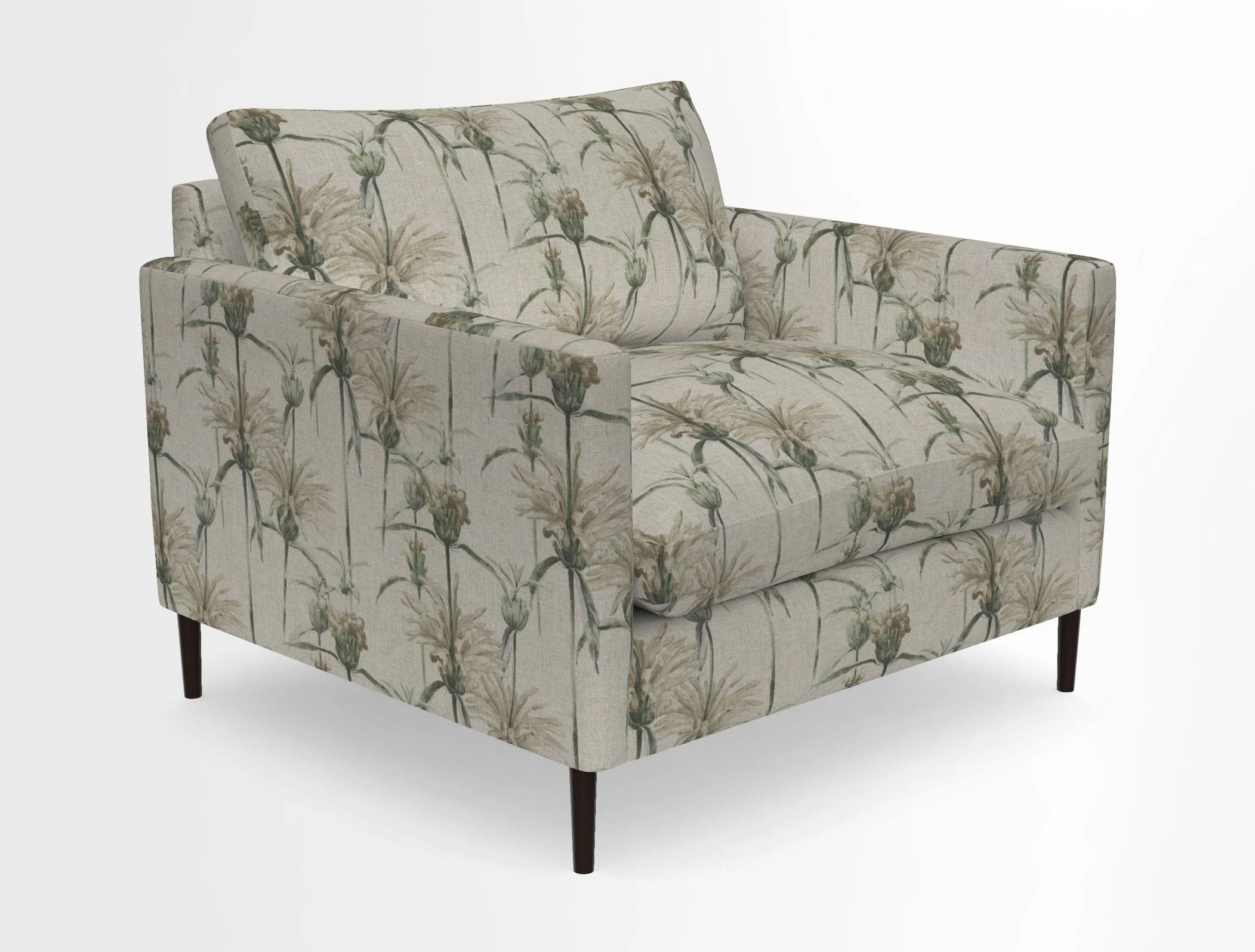Heyshott Snuggler in Two Tone Plain Biscuit. Loose cover option available