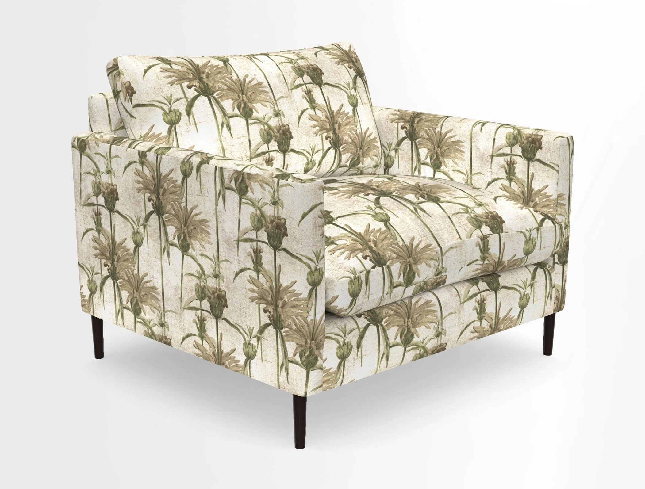 Heyshott Snuggler in Two Tone Plain Biscuit. Loose cover option available