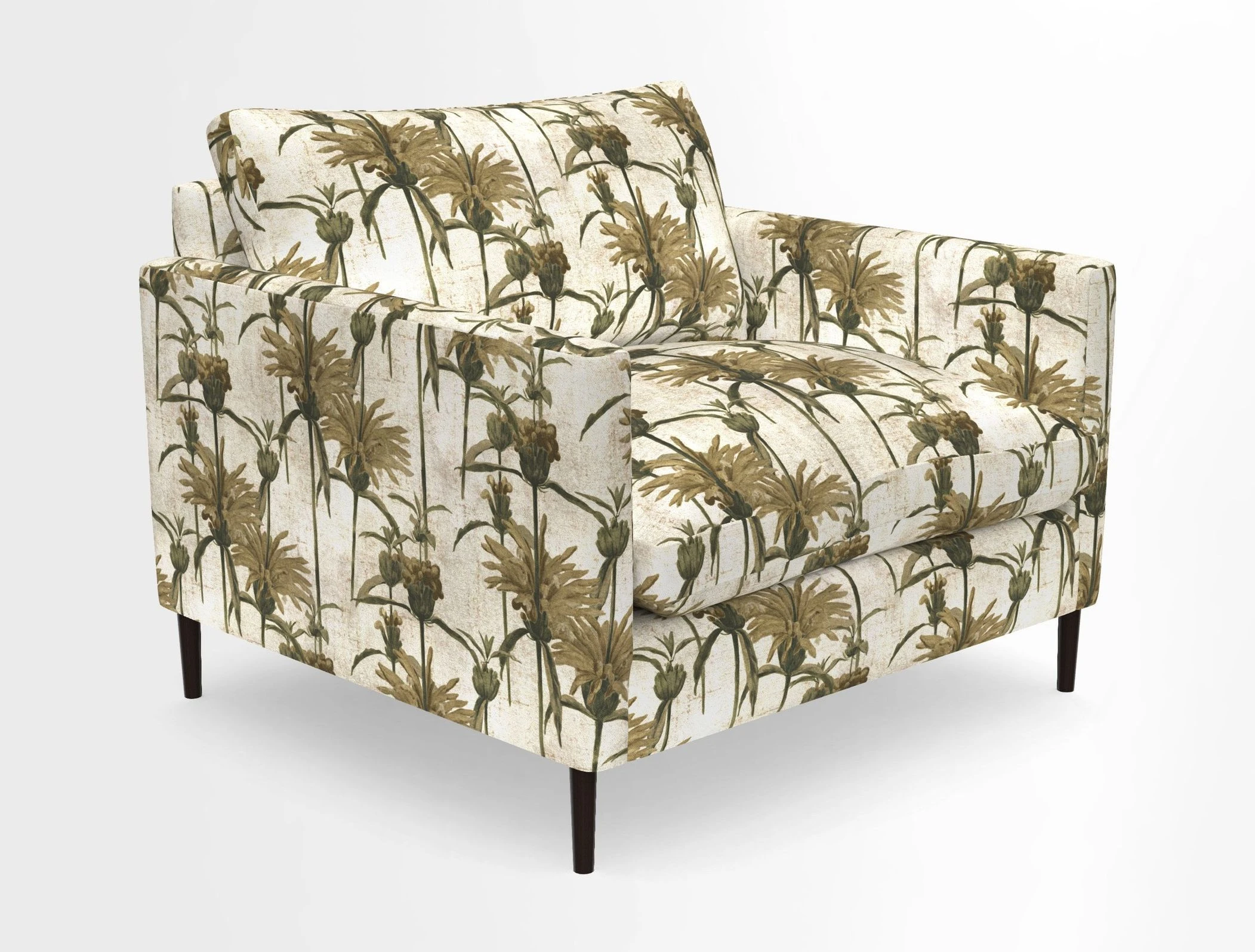 Heyshott Snuggler in Two Tone Plain Biscuit. Loose cover option available