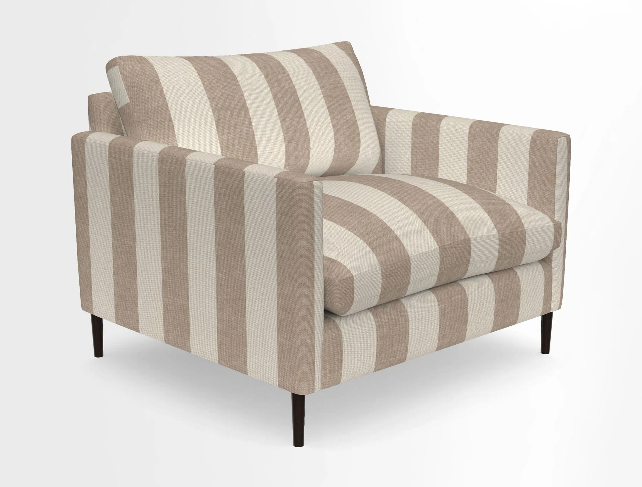 Heyshott Snuggler in Two Tone Plain Biscuit. Loose cover option available