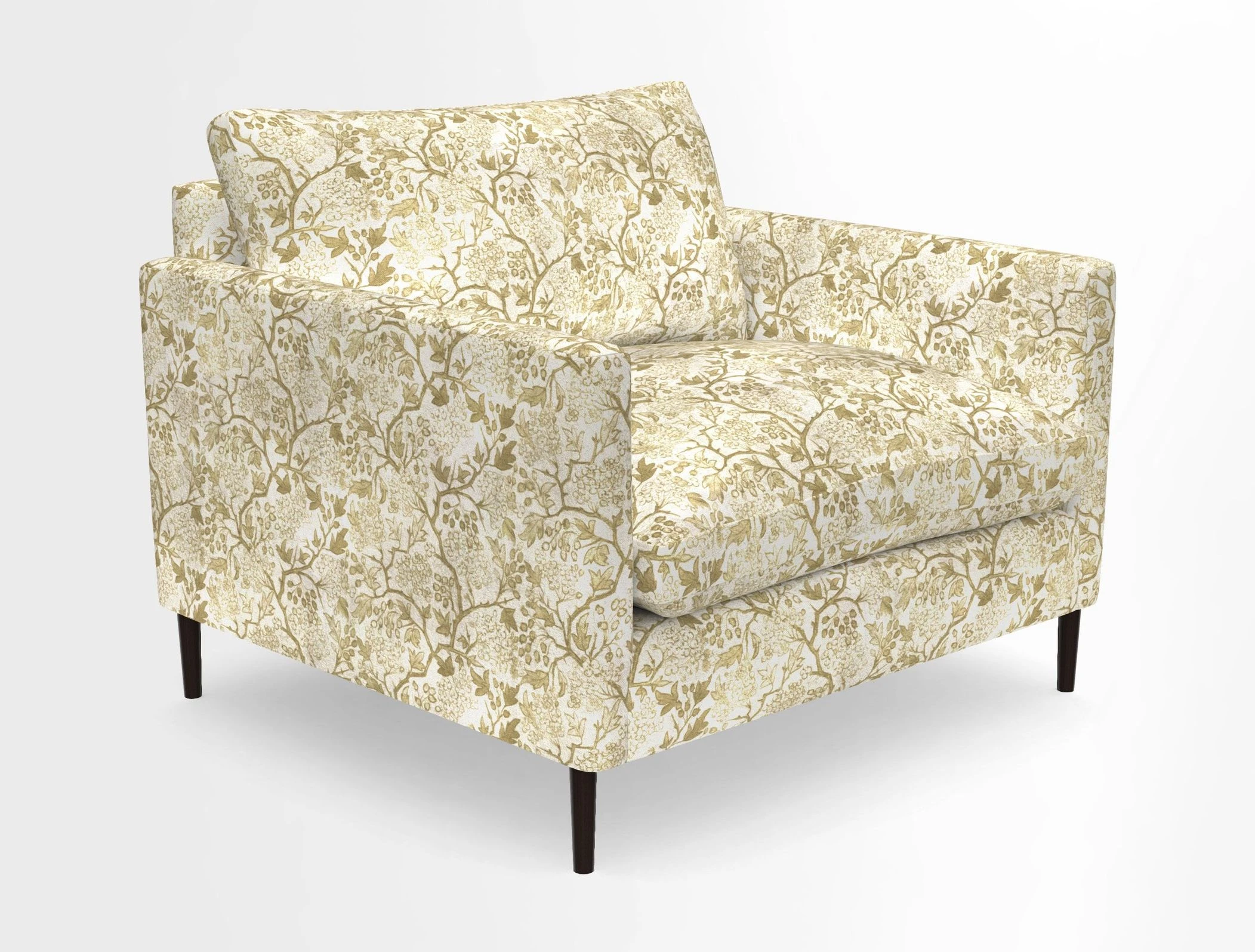 Heyshott Snuggler in Two Tone Plain Biscuit. Loose cover option available