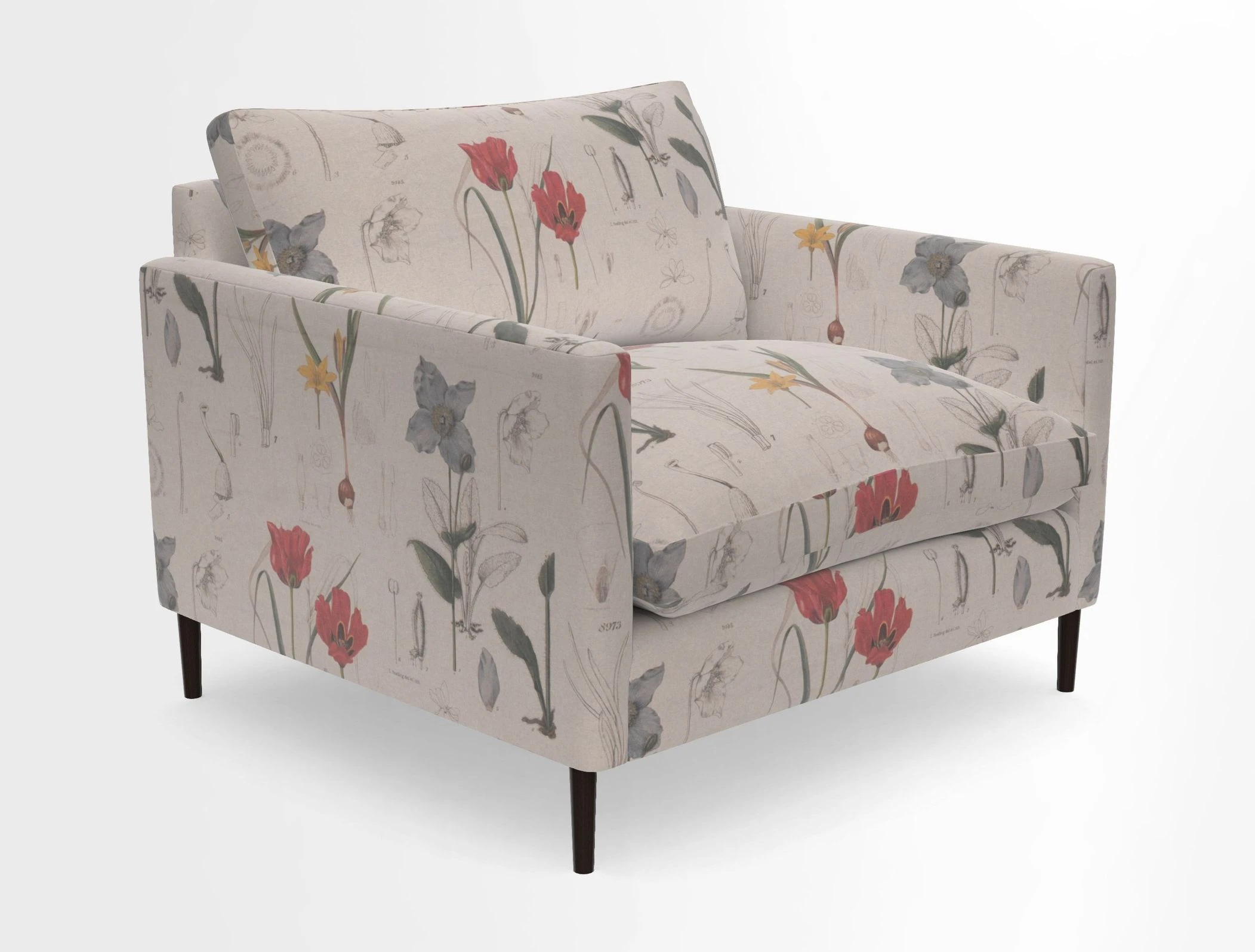 Heyshott Snuggler in Two Tone Plain Biscuit. Loose cover option available