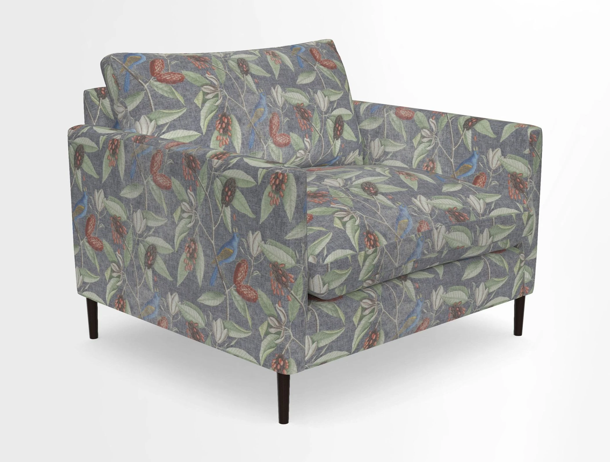Heyshott Snuggler in Two Tone Plain Biscuit. Loose cover option available