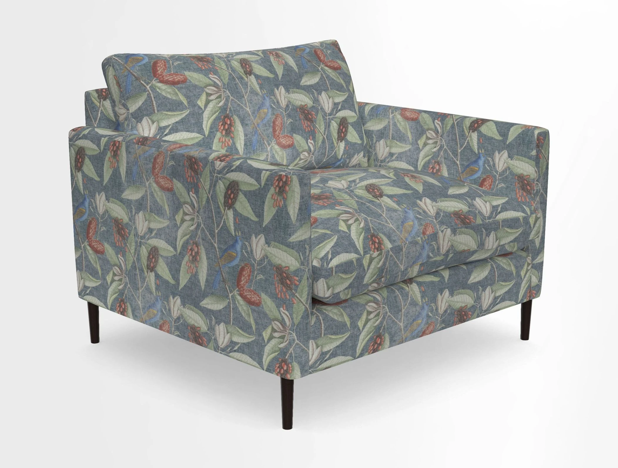 Heyshott Snuggler in Two Tone Plain Biscuit. Loose cover option available