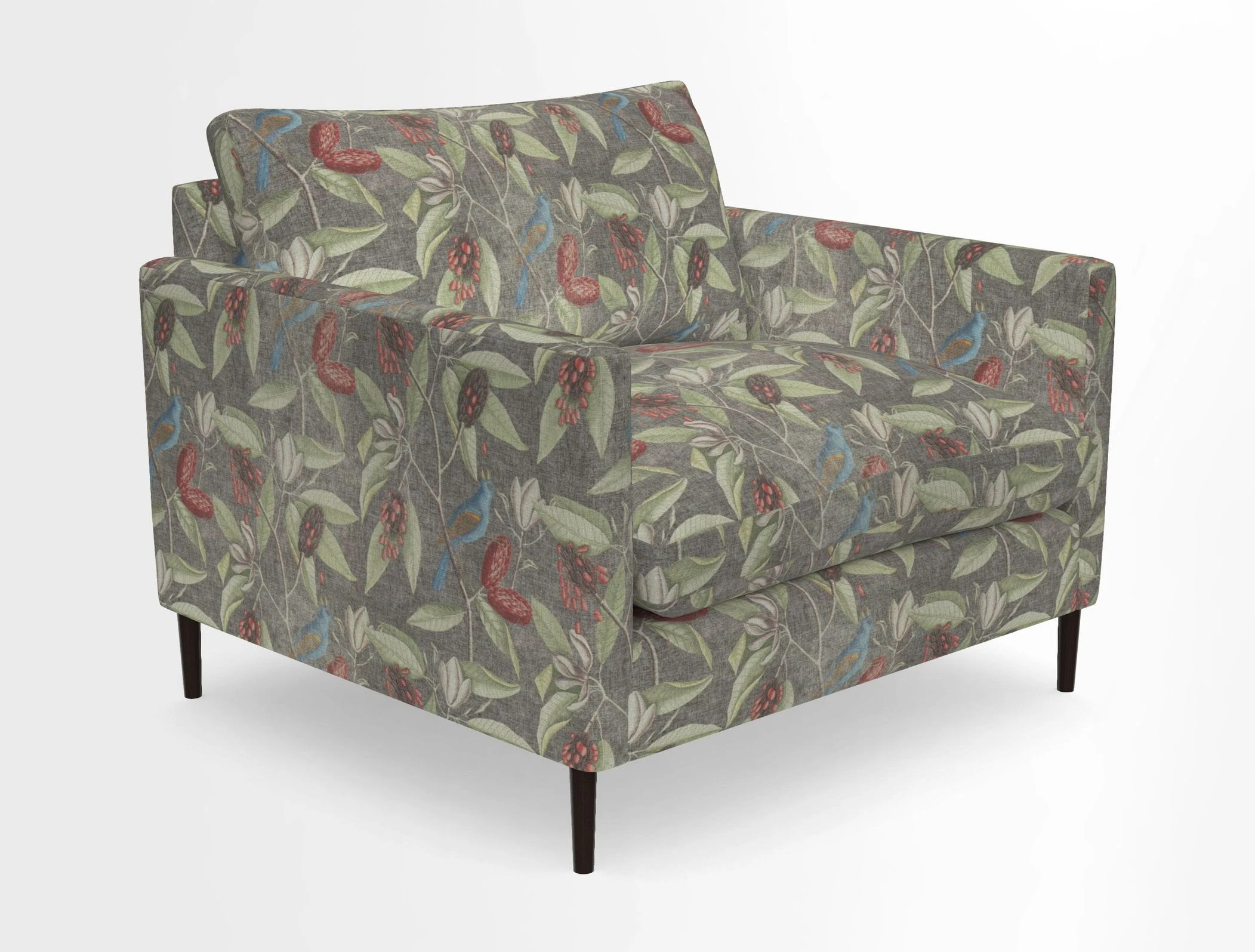 Heyshott Snuggler in Two Tone Plain Biscuit. Loose cover option available