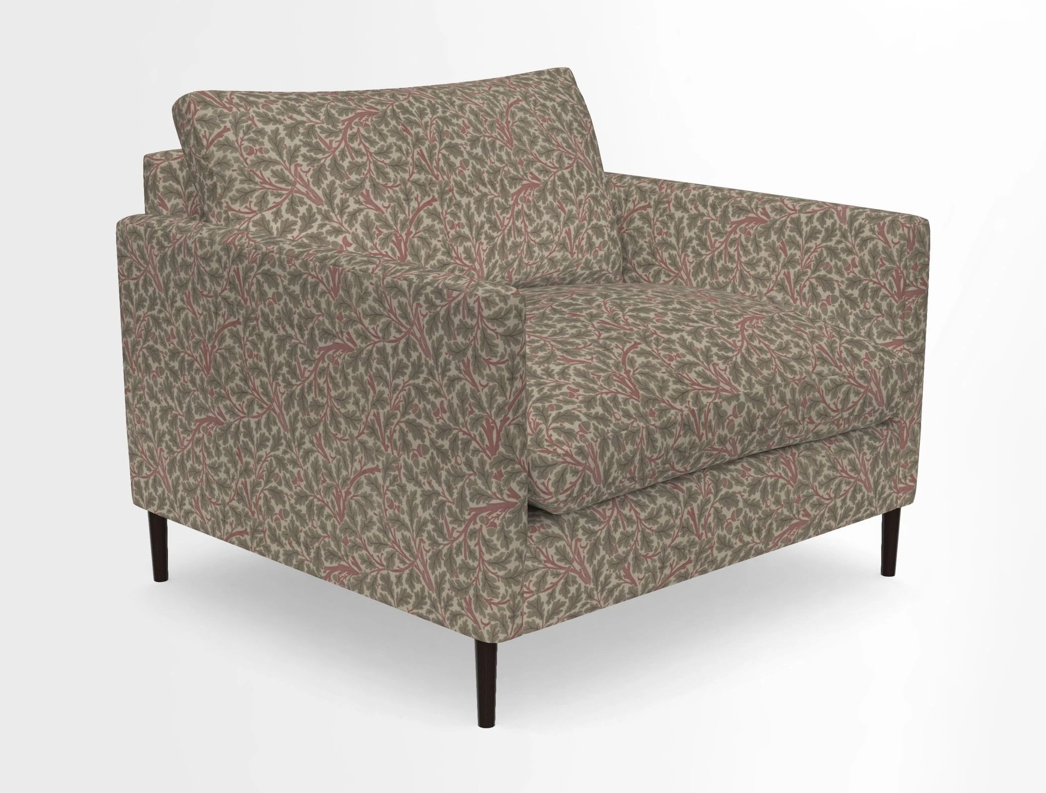 Heyshott Snuggler in Two Tone Plain Biscuit. Loose cover option available