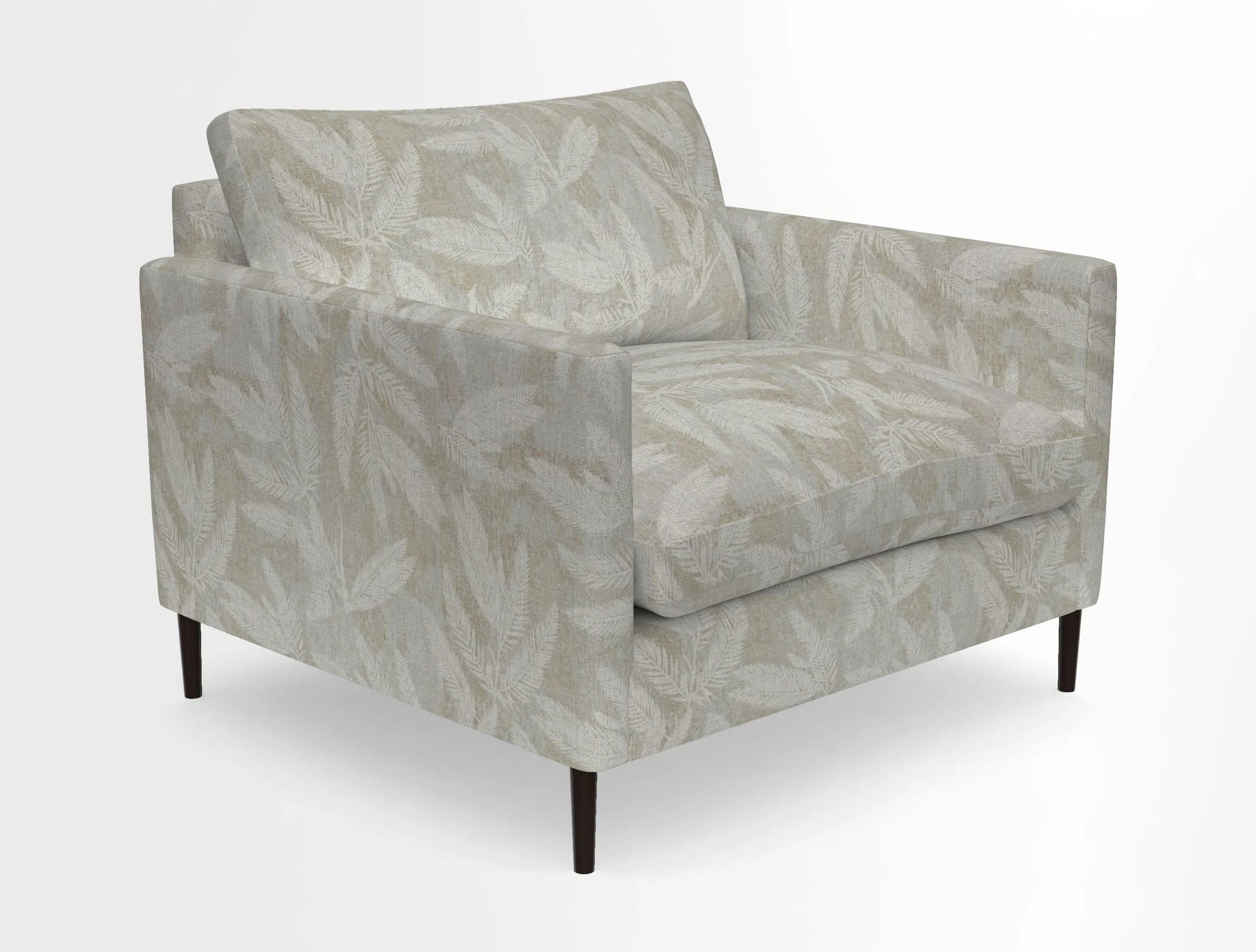 Heyshott Snuggler in Two Tone Plain Biscuit. Loose cover option available