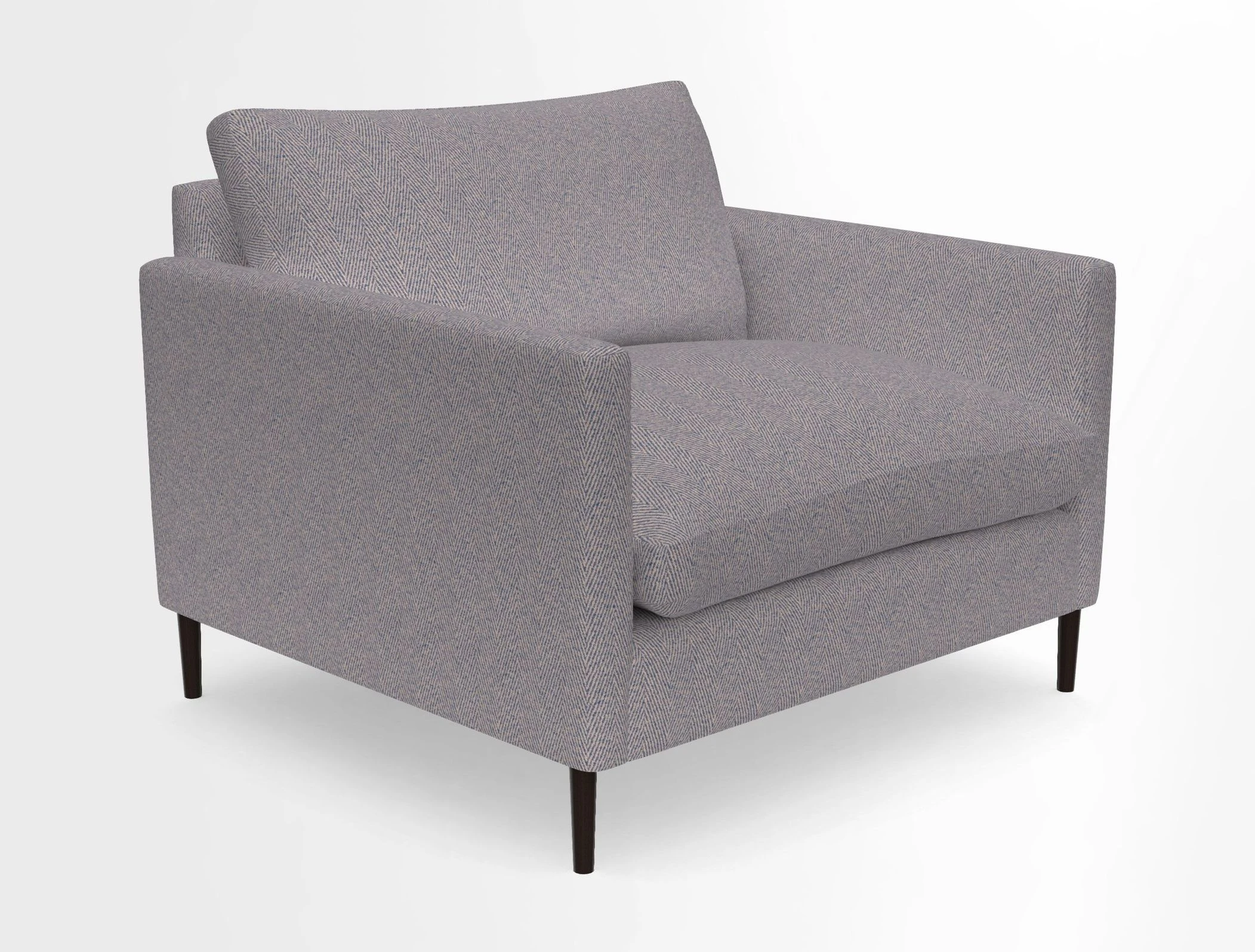 Heyshott Snuggler in Two Tone Plain Biscuit. Loose cover option available