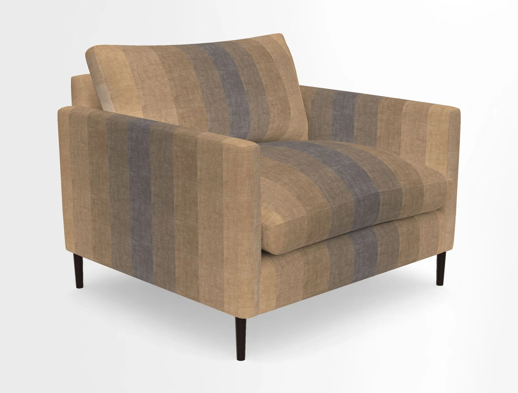 Heyshott Snuggler in Two Tone Plain Biscuit. Loose cover option available