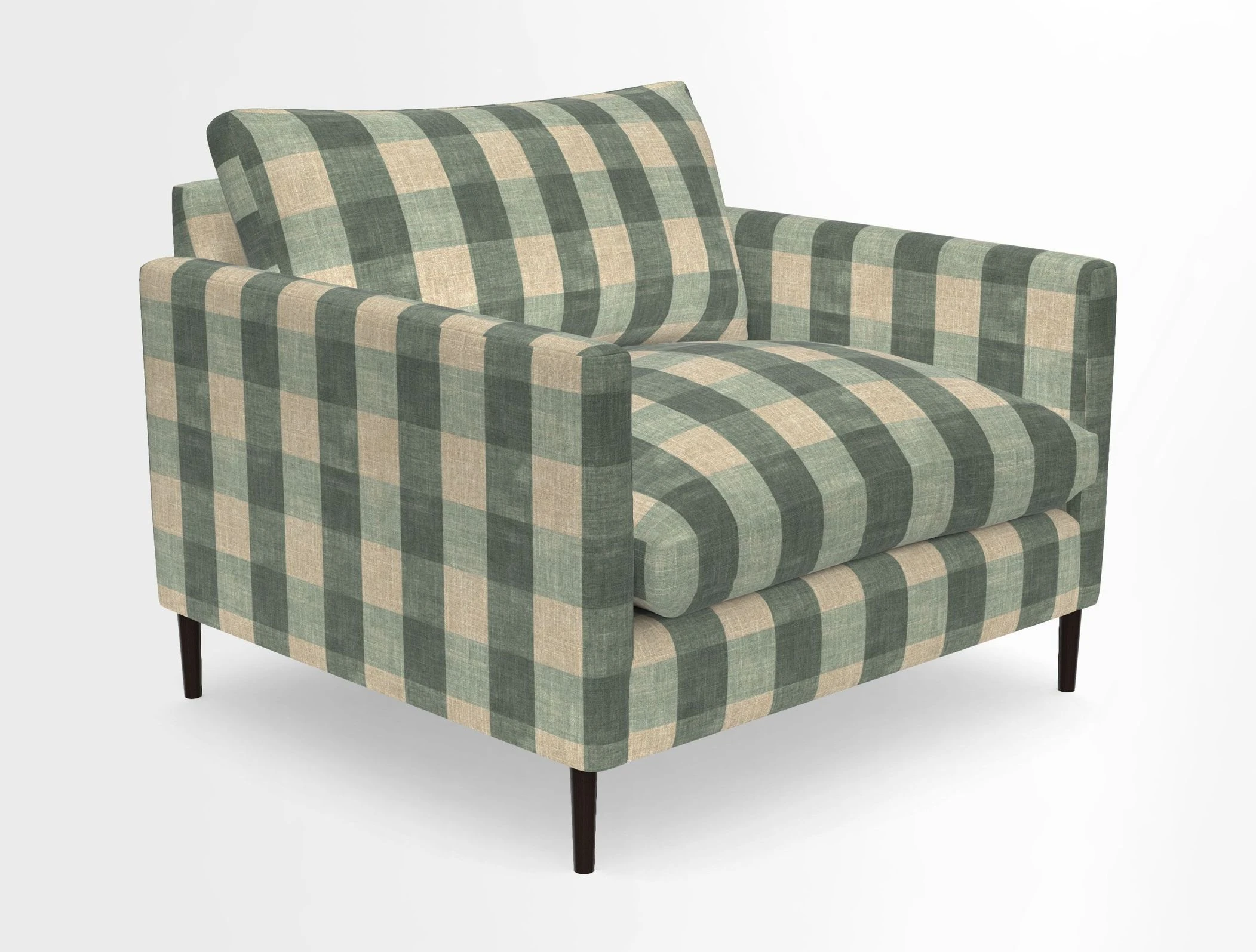 Heyshott Snuggler in Two Tone Plain Biscuit. Loose cover option available