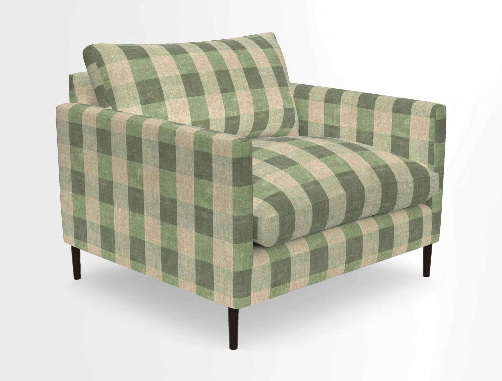 Heyshott Snuggler in Two Tone Plain Biscuit. Loose cover option available