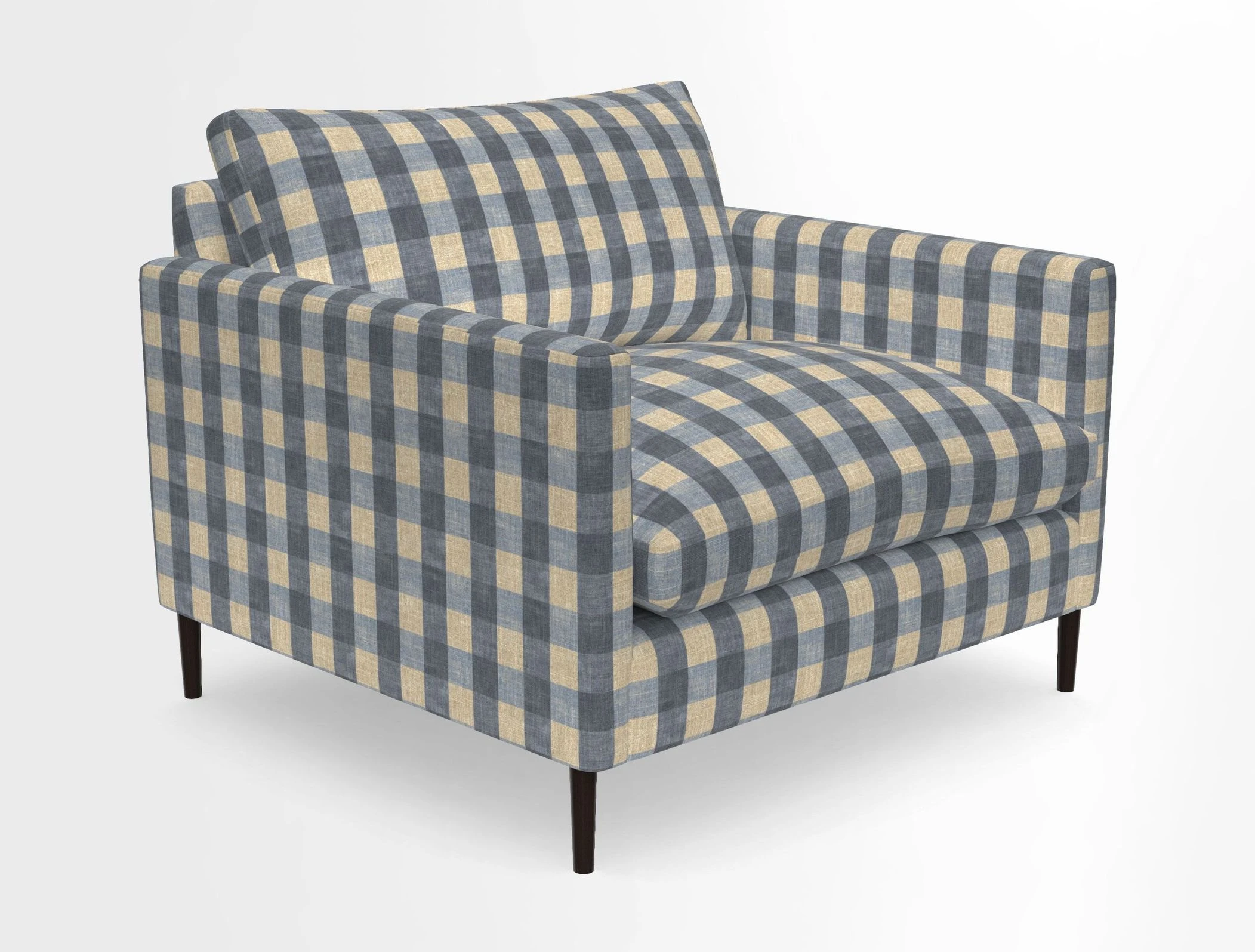 Heyshott Snuggler in Two Tone Plain Biscuit. Loose cover option available