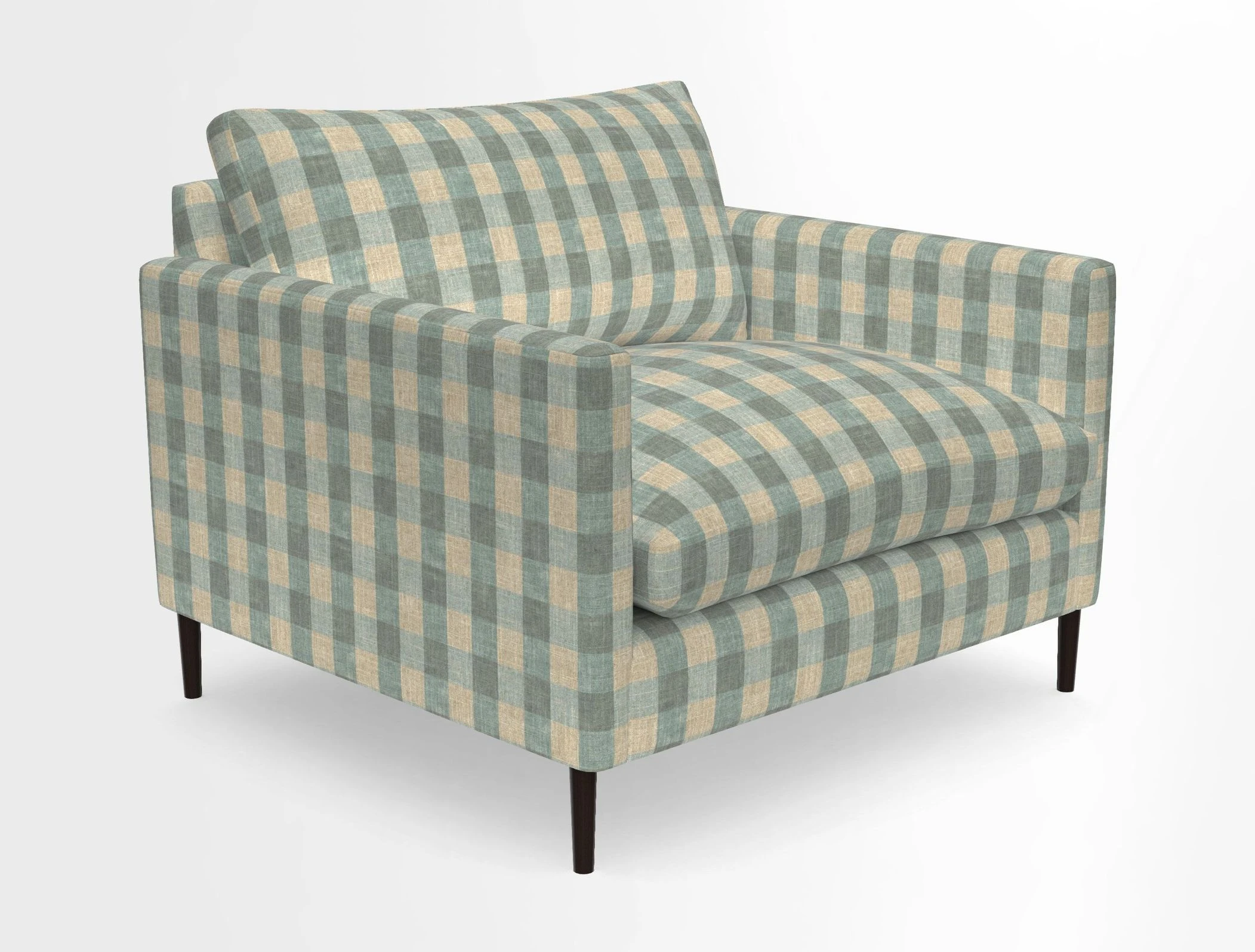 Heyshott Snuggler in Two Tone Plain Biscuit. Loose cover option available