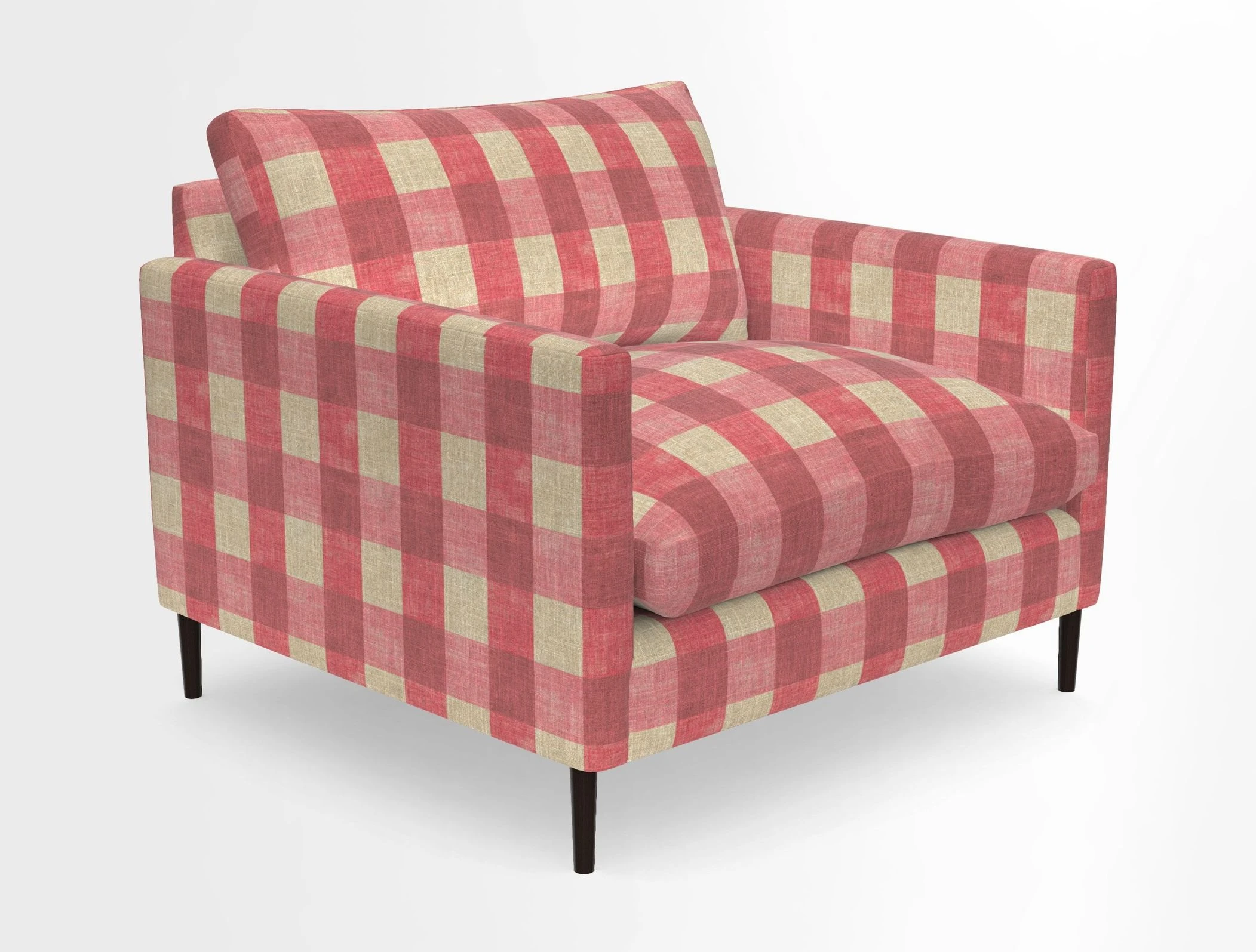 Heyshott Snuggler in Two Tone Plain Biscuit. Loose cover option available