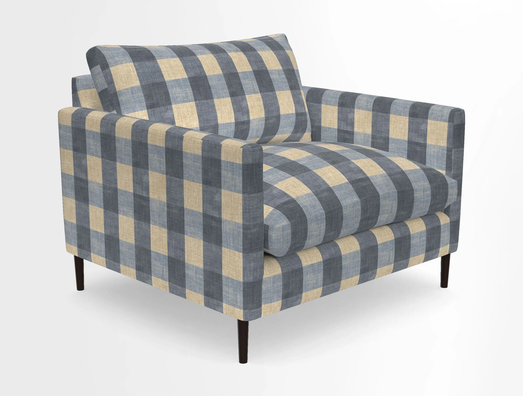 Heyshott Snuggler in Two Tone Plain Biscuit. Loose cover option available