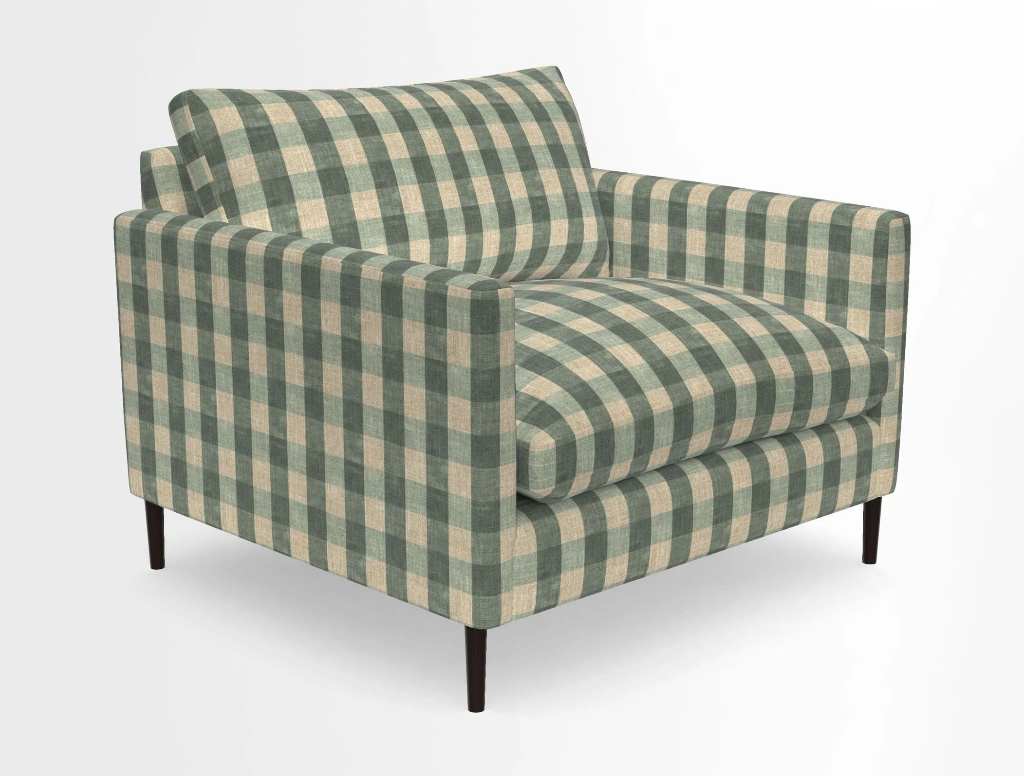 Heyshott Snuggler in Two Tone Plain Biscuit. Loose cover option available