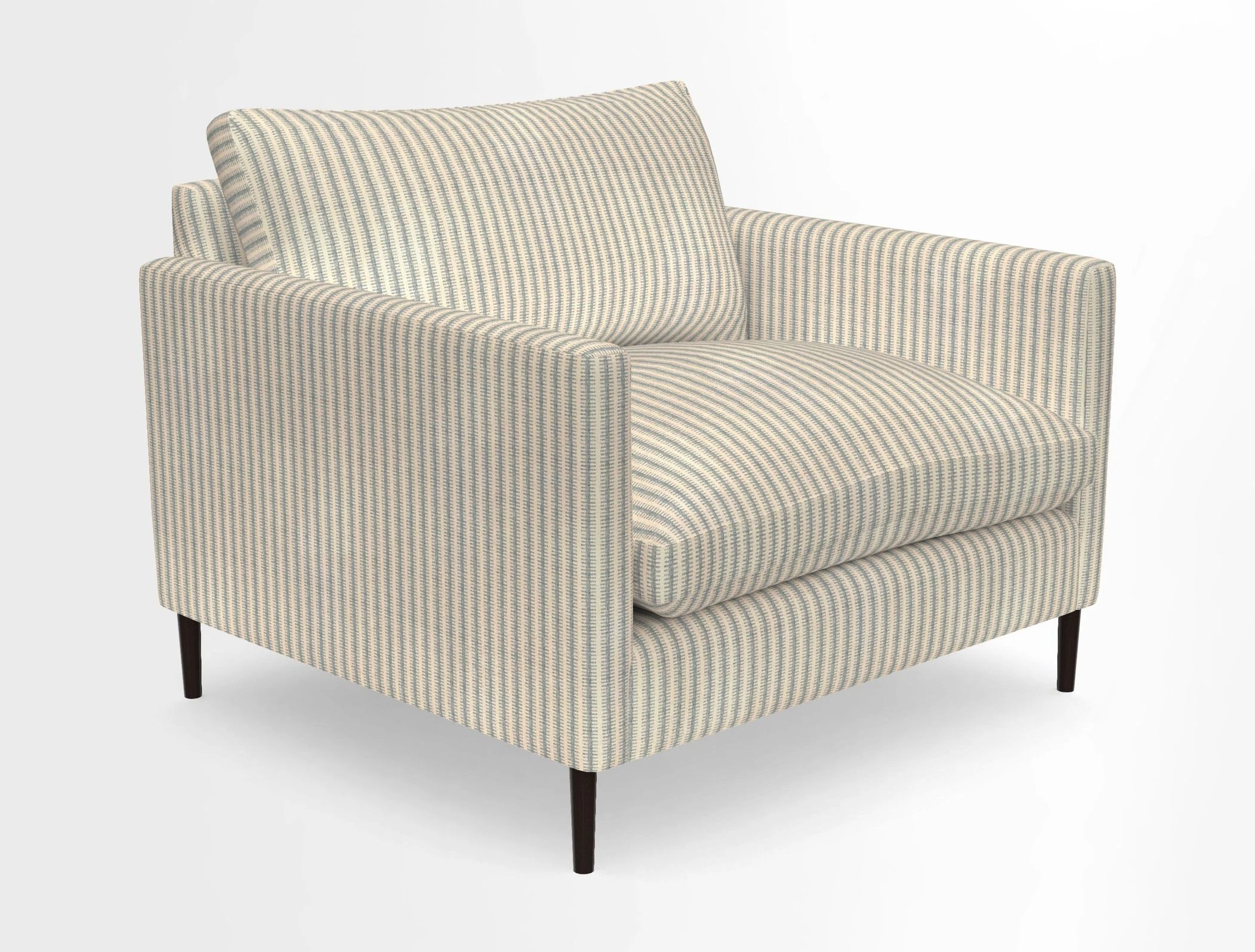 Heyshott Snuggler in Two Tone Plain Biscuit. Loose cover option available