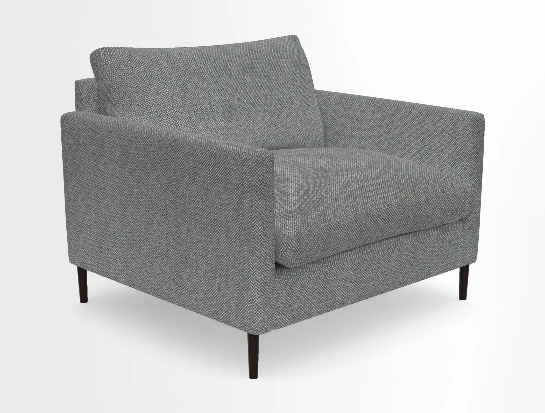 Heyshott Snuggler in Two Tone Plain Biscuit. Loose cover option available