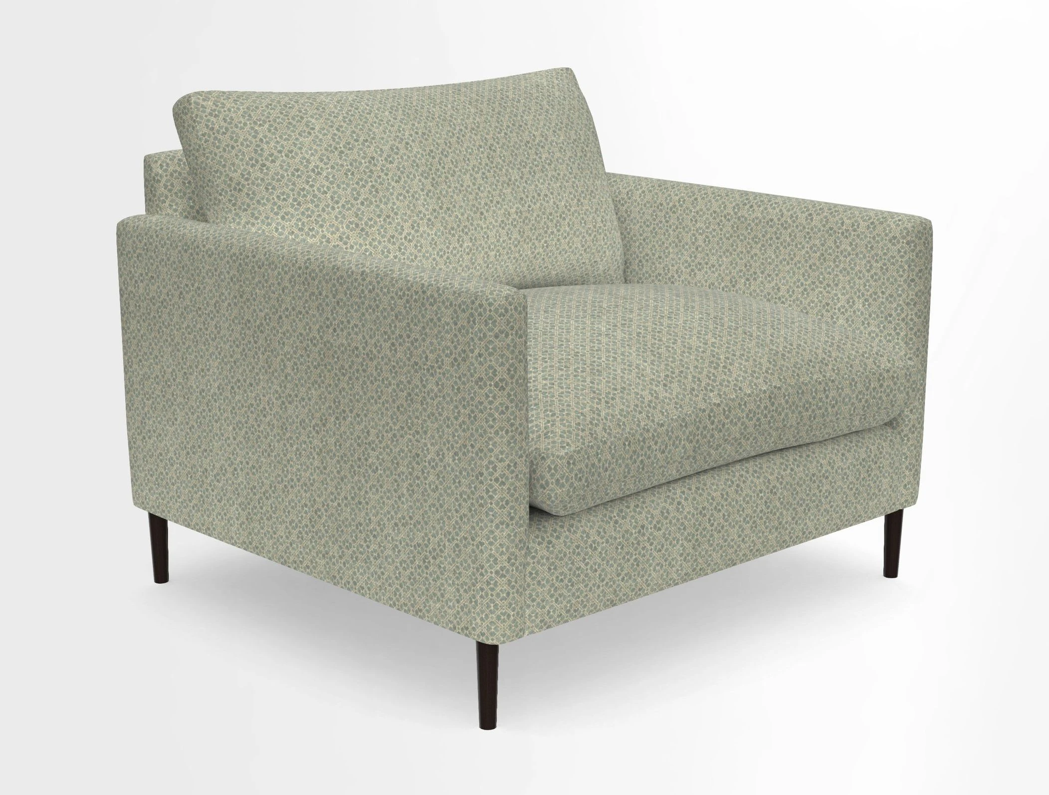 Heyshott Snuggler in Two Tone Plain Biscuit. Loose cover option available