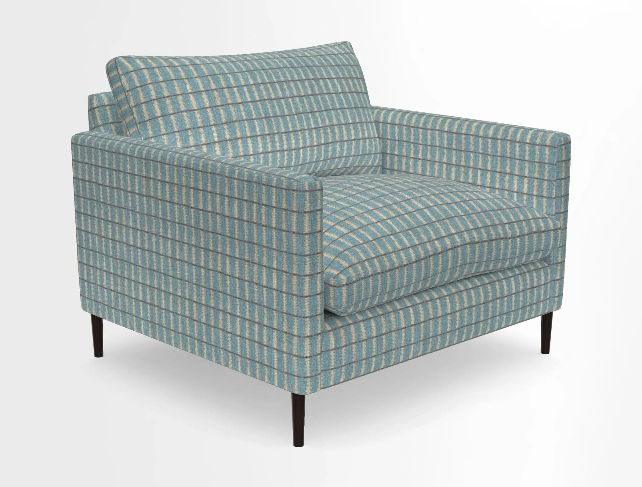 Heyshott Snuggler in Two Tone Plain Biscuit. Loose cover option available