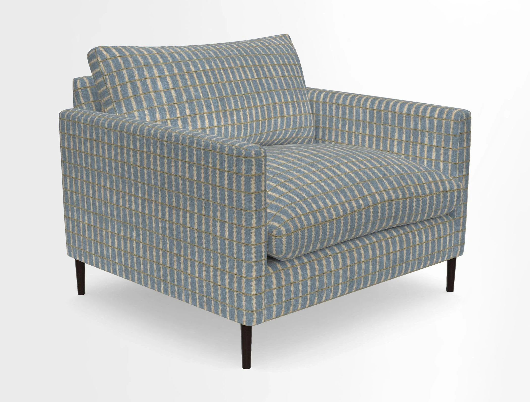 Heyshott Snuggler in Two Tone Plain Biscuit. Loose cover option available
