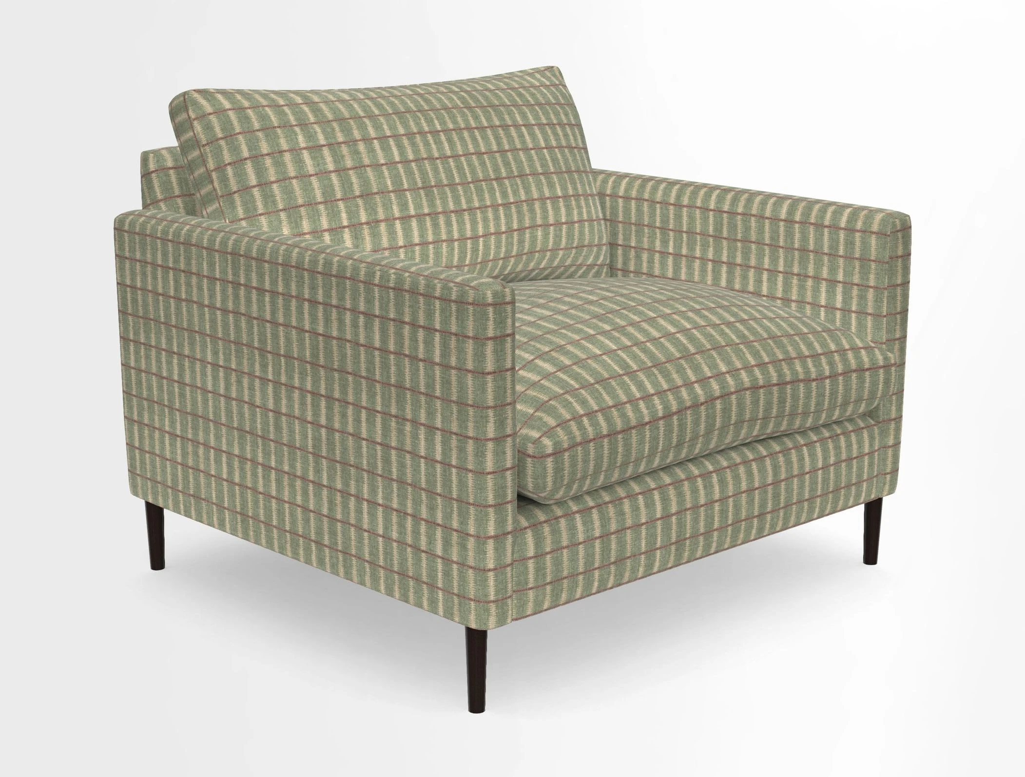 Heyshott Snuggler in Two Tone Plain Biscuit. Loose cover option available