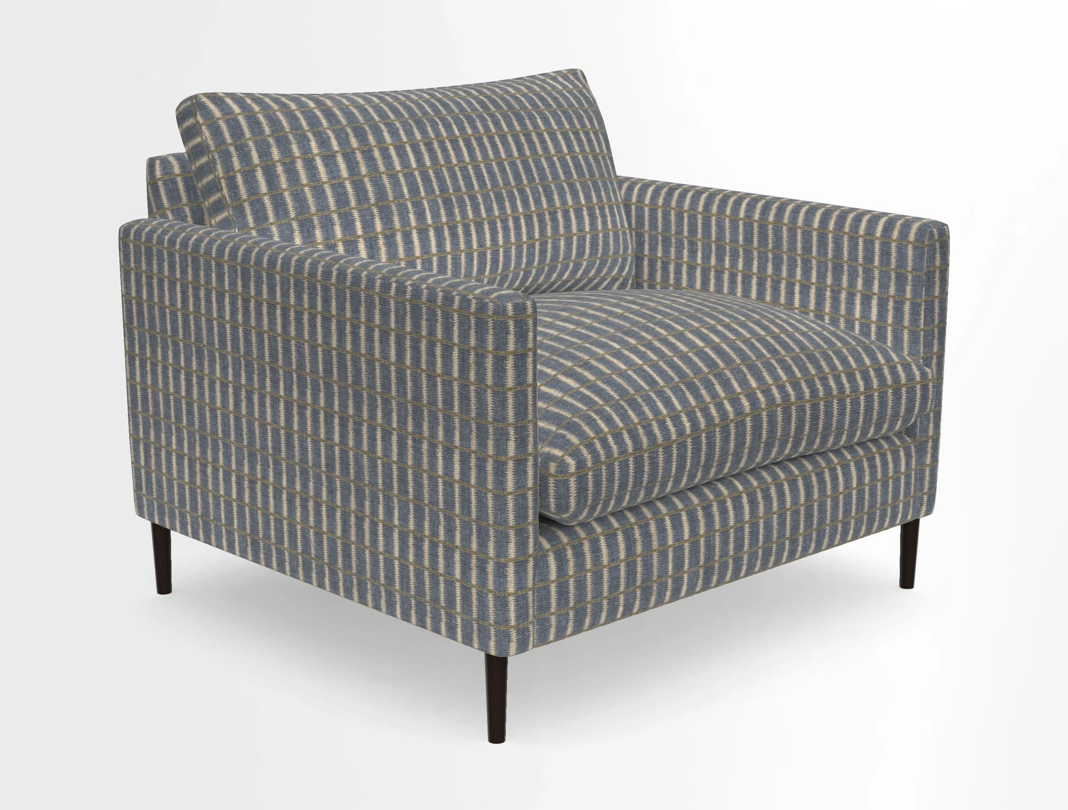 Heyshott Snuggler in Two Tone Plain Biscuit. Loose cover option available