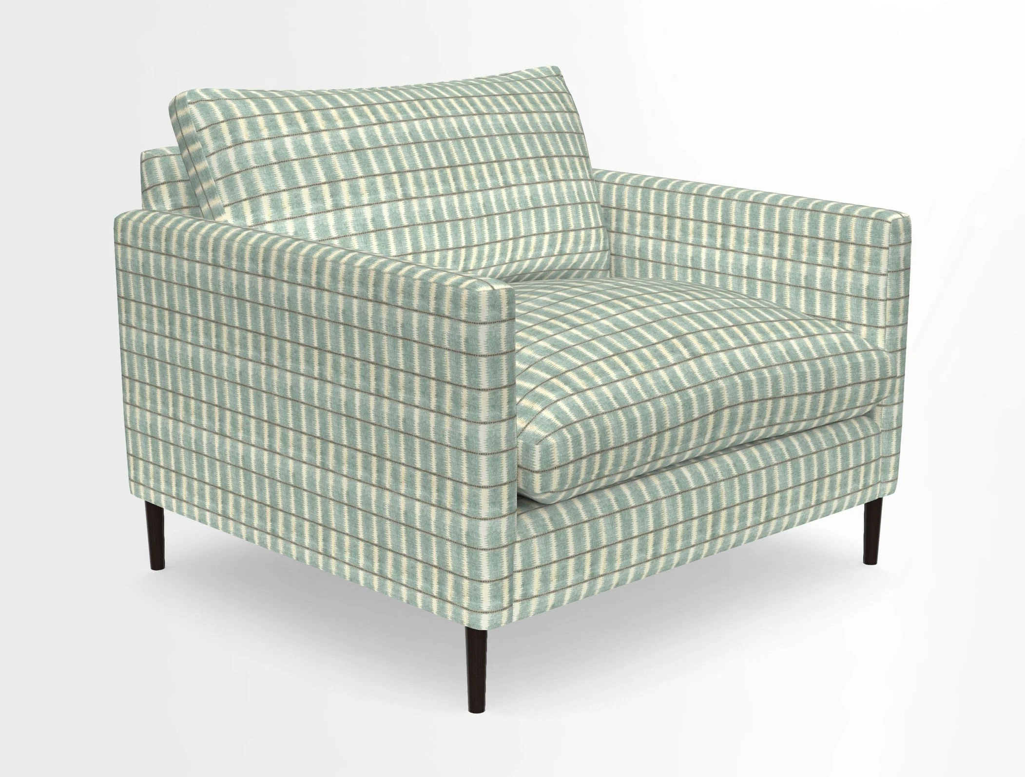Heyshott Snuggler in Two Tone Plain Biscuit. Loose cover option available