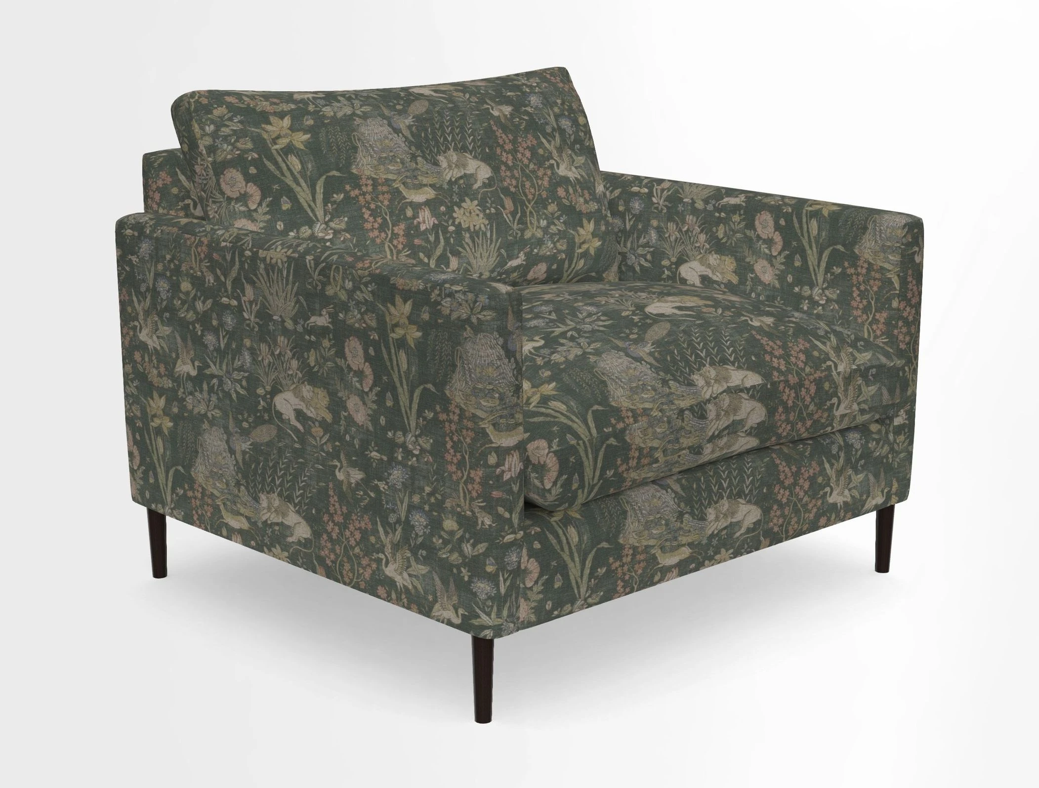 Heyshott Snuggler in Two Tone Plain Biscuit. Loose cover option available