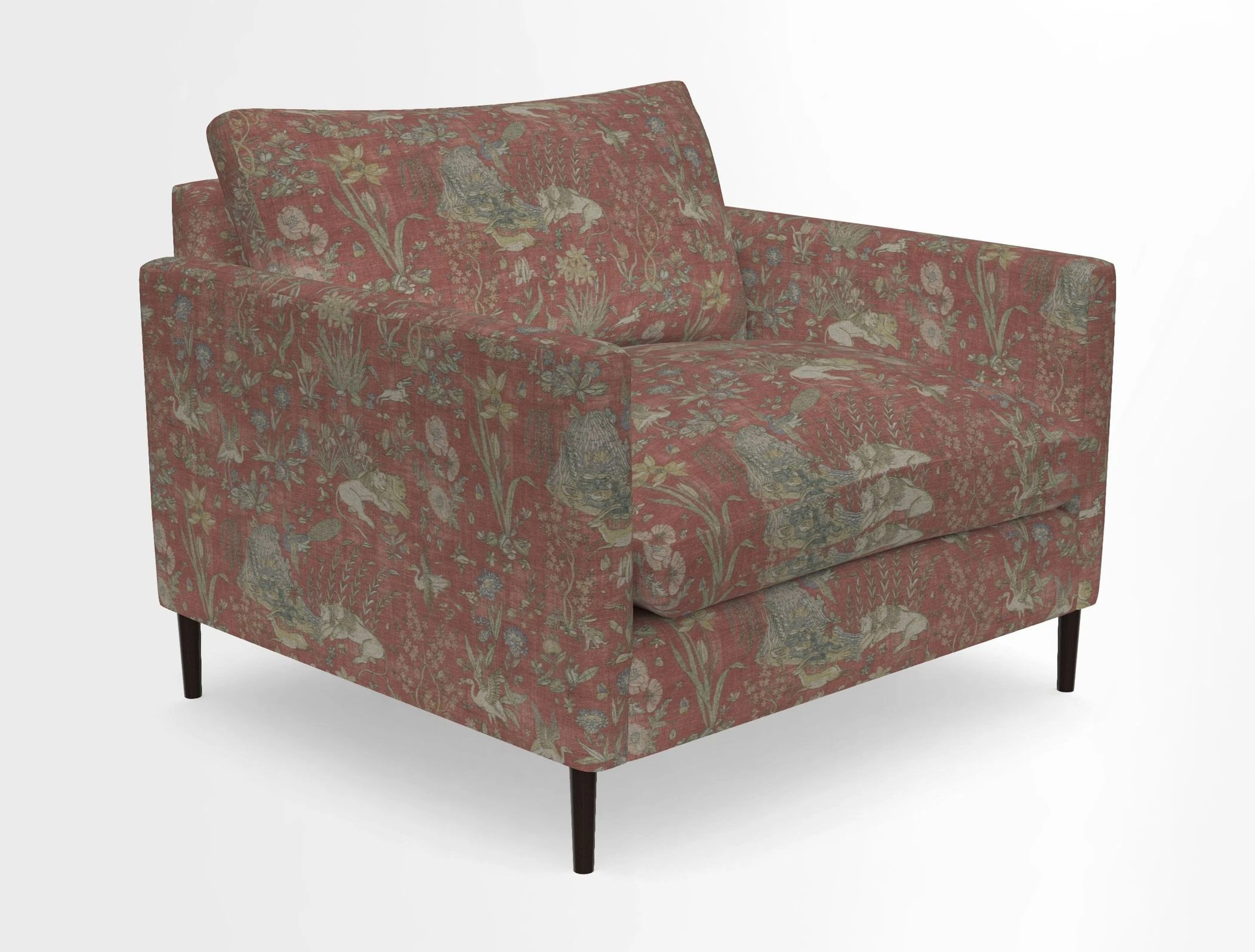 Heyshott Snuggler in Two Tone Plain Biscuit. Loose cover option available