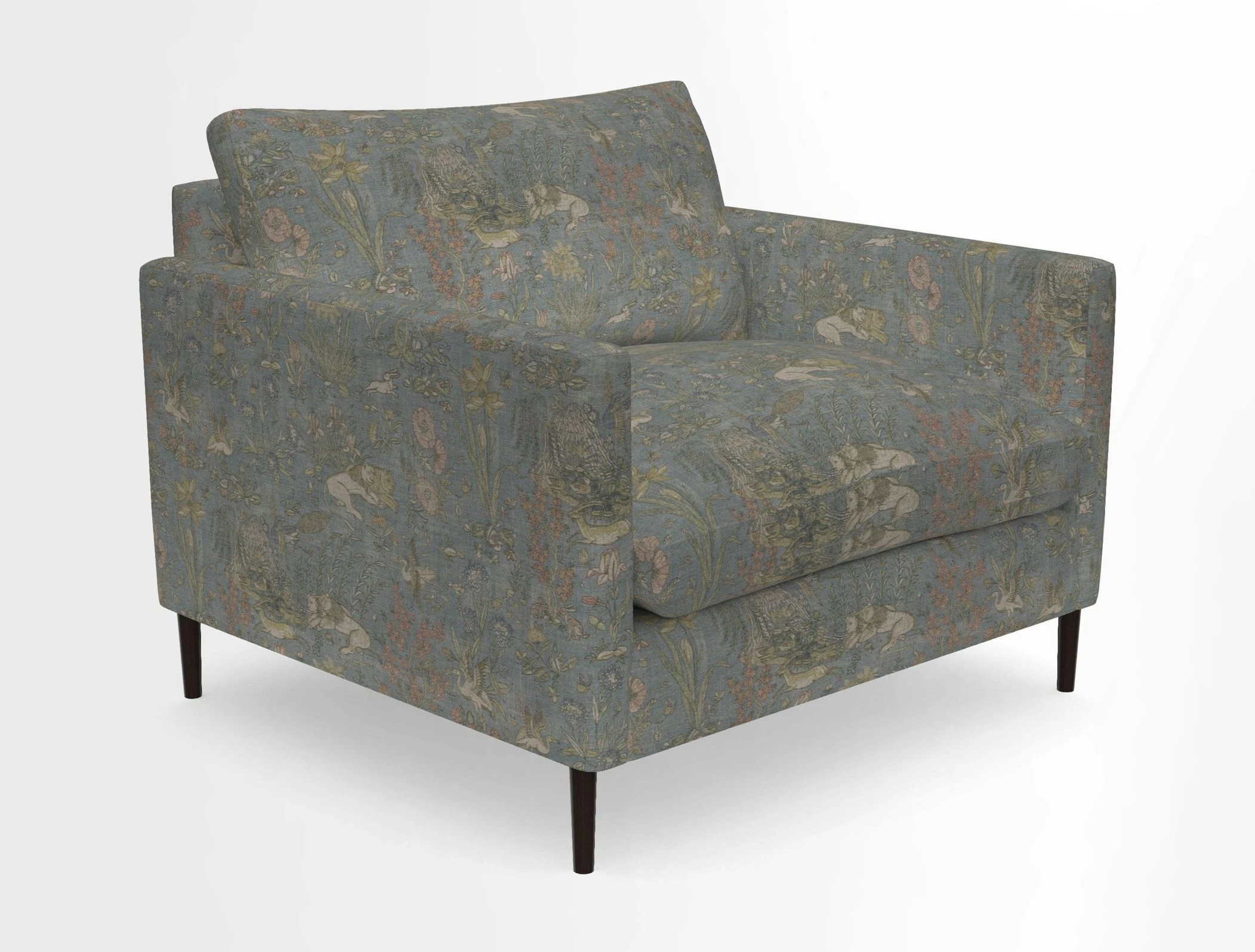 Heyshott Snuggler in Two Tone Plain Biscuit. Loose cover option available