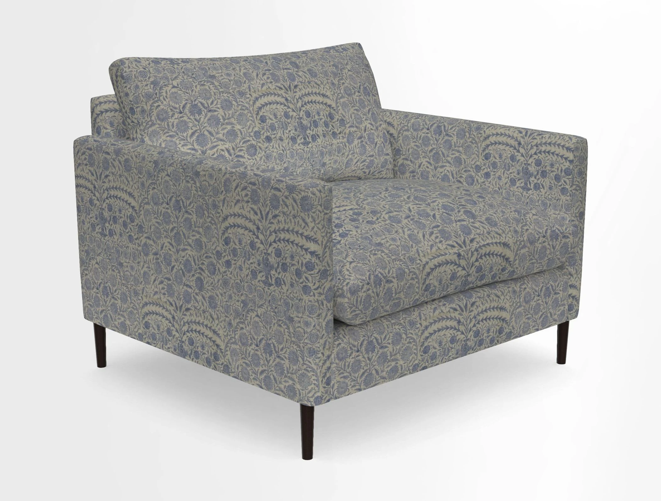 Heyshott Snuggler in Two Tone Plain Biscuit. Loose cover option available