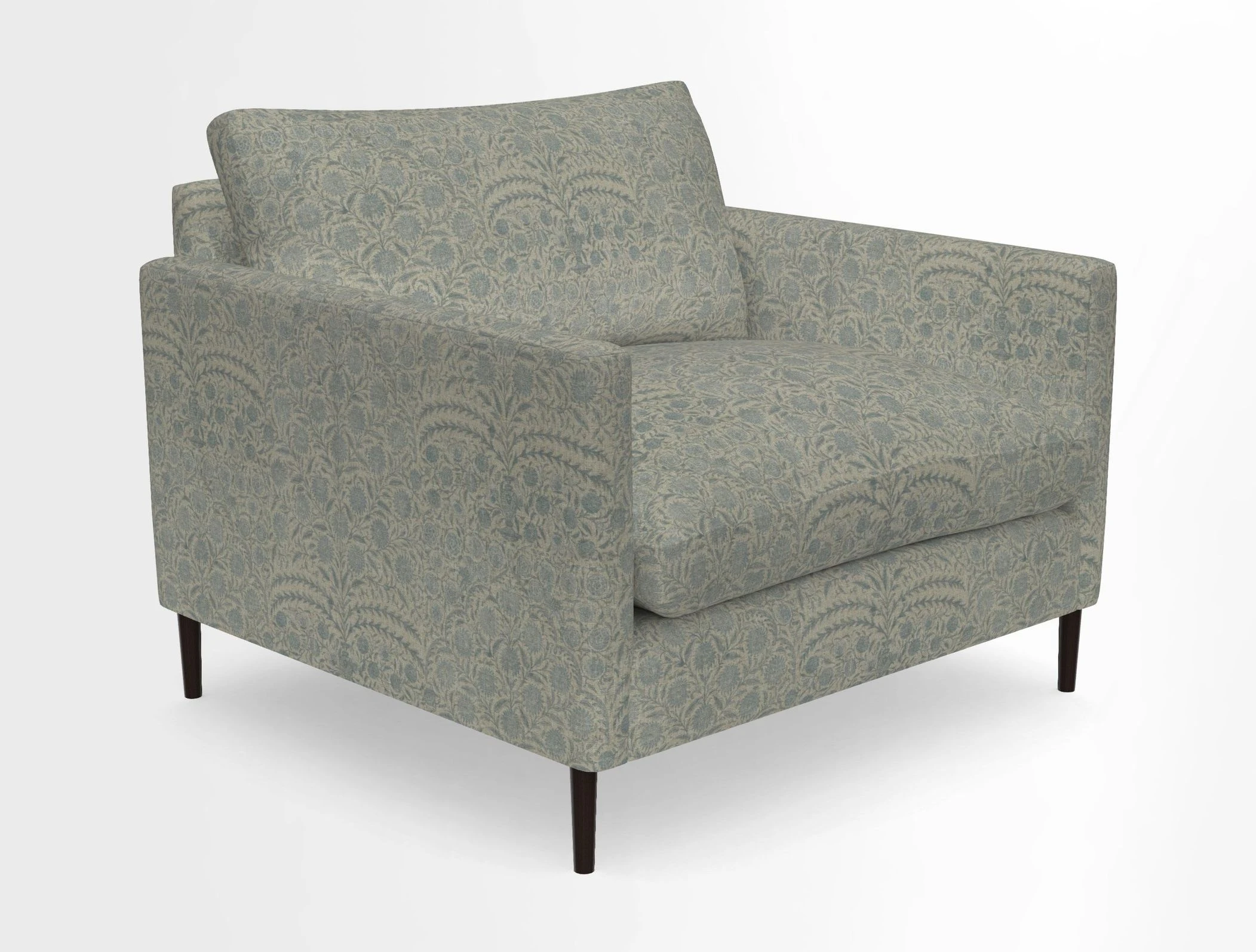 Heyshott Snuggler in Two Tone Plain Biscuit. Loose cover option available
