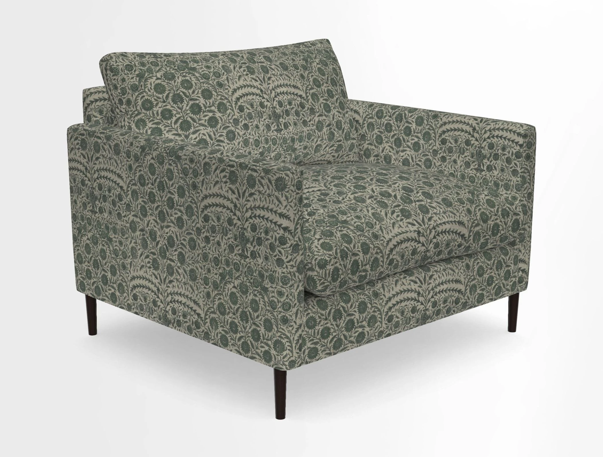 Heyshott Snuggler in Two Tone Plain Biscuit. Loose cover option available