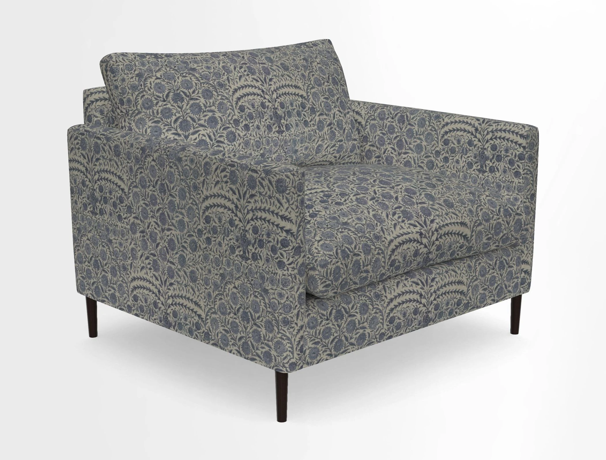 Heyshott Snuggler in Two Tone Plain Biscuit. Loose cover option available