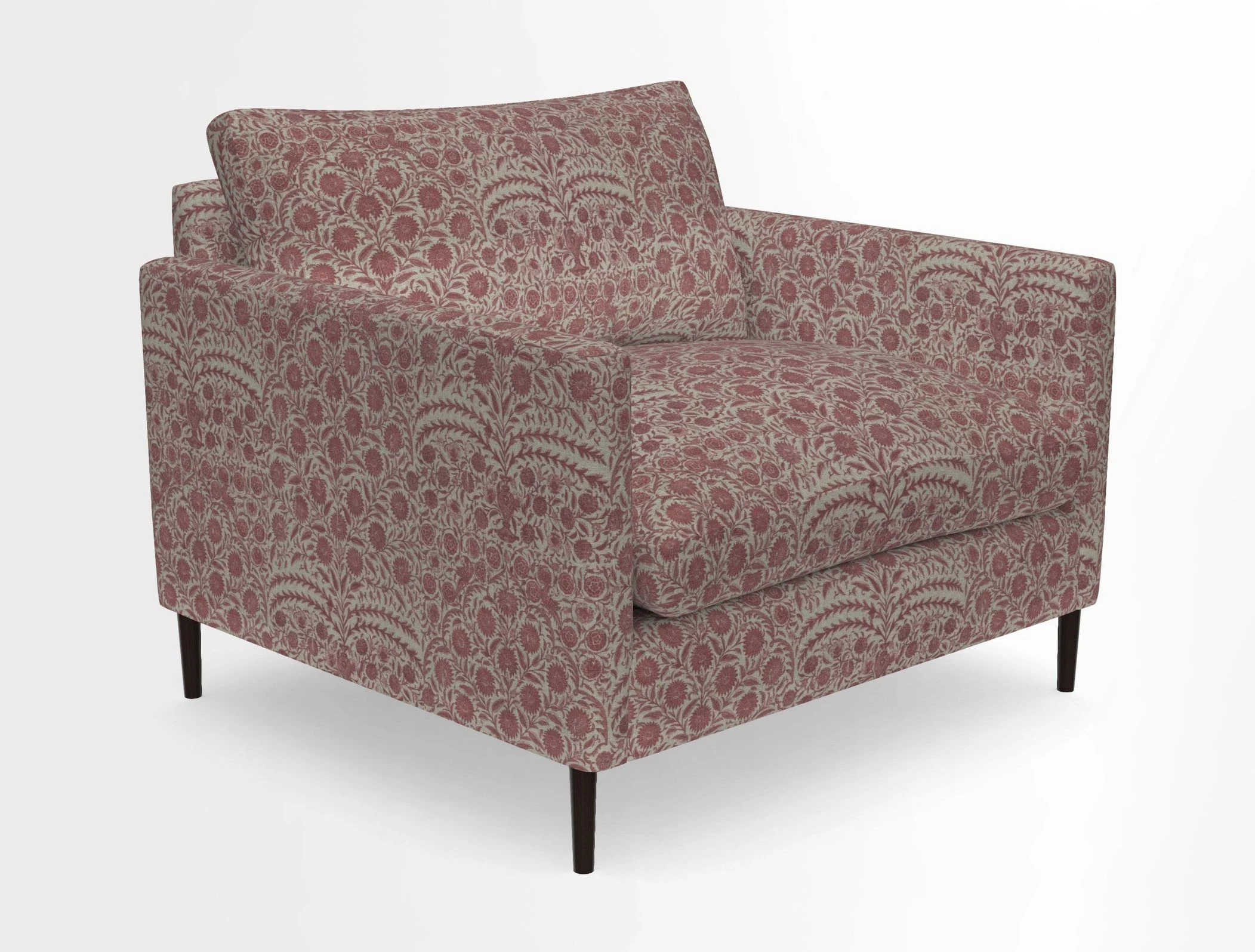 Heyshott Snuggler in Two Tone Plain Biscuit. Loose cover option available