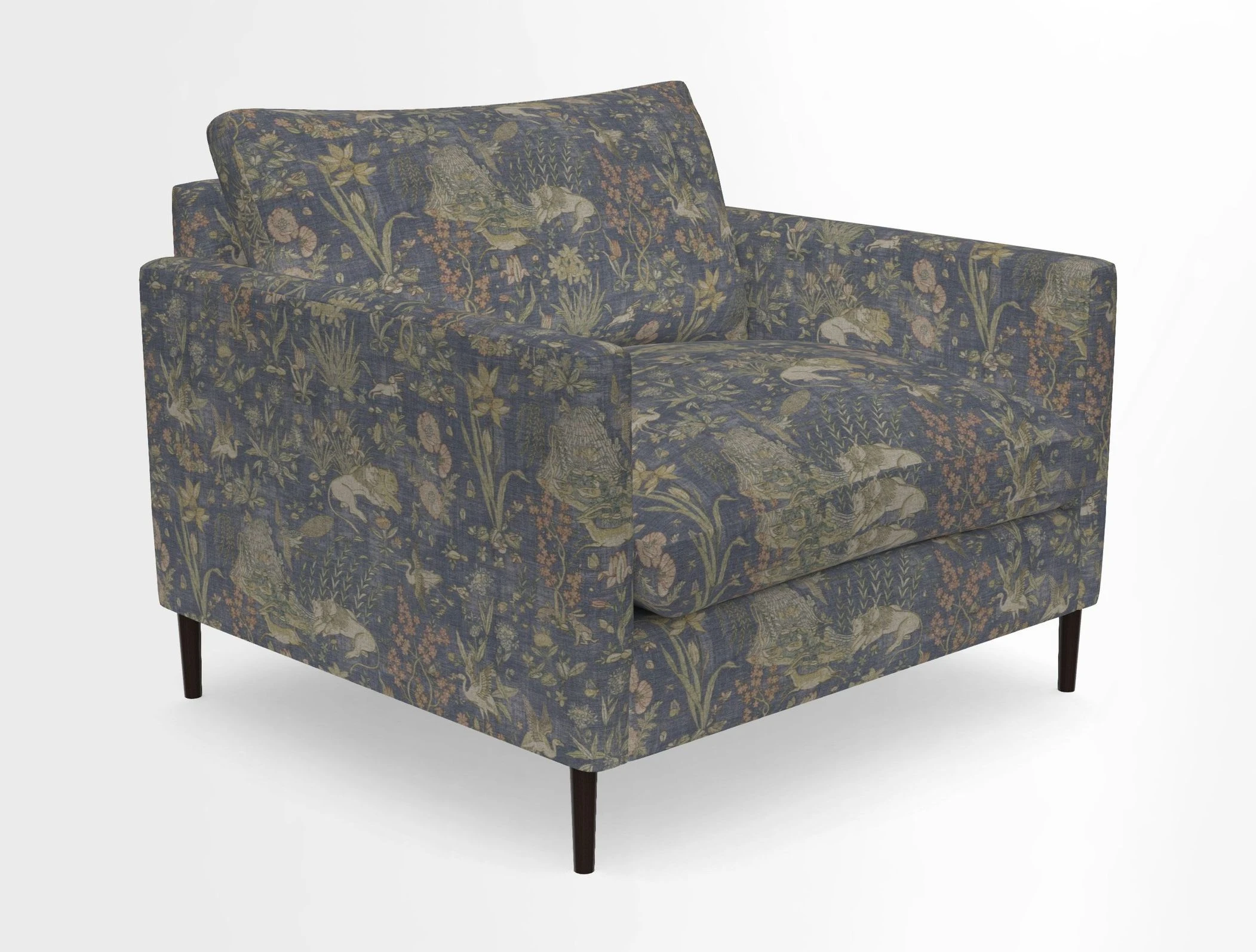 Heyshott Snuggler in Two Tone Plain Biscuit. Loose cover option available