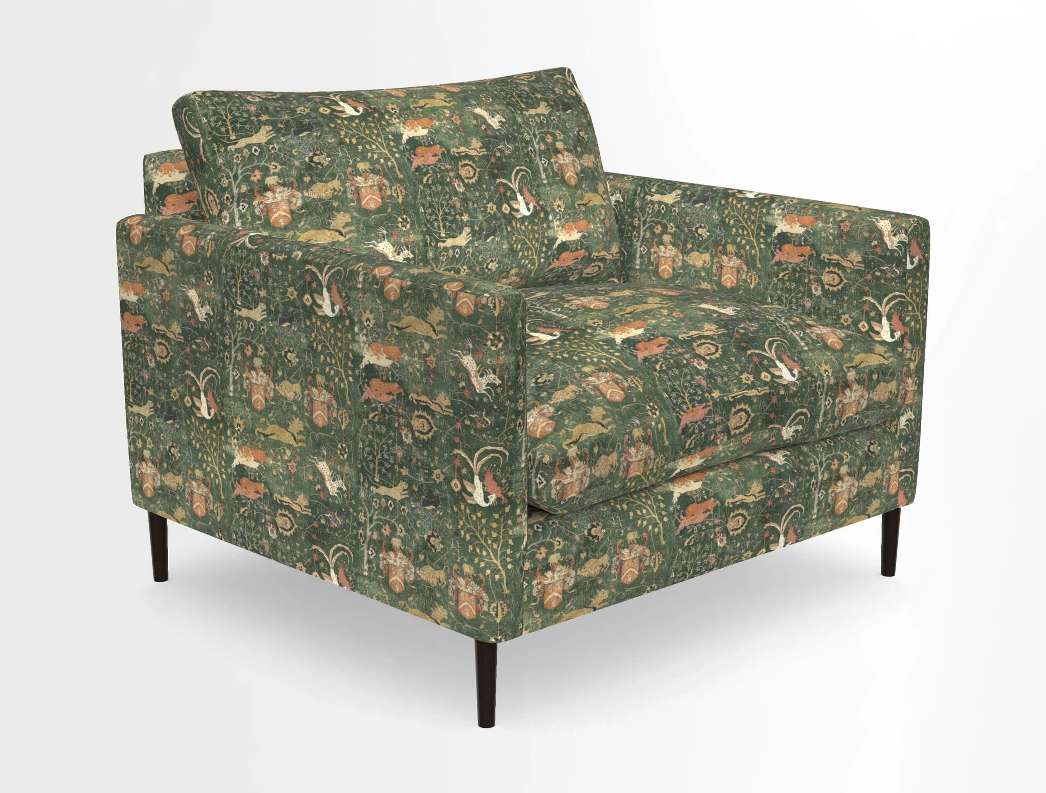 Heyshott Snuggler in Two Tone Plain Biscuit. Loose cover option available