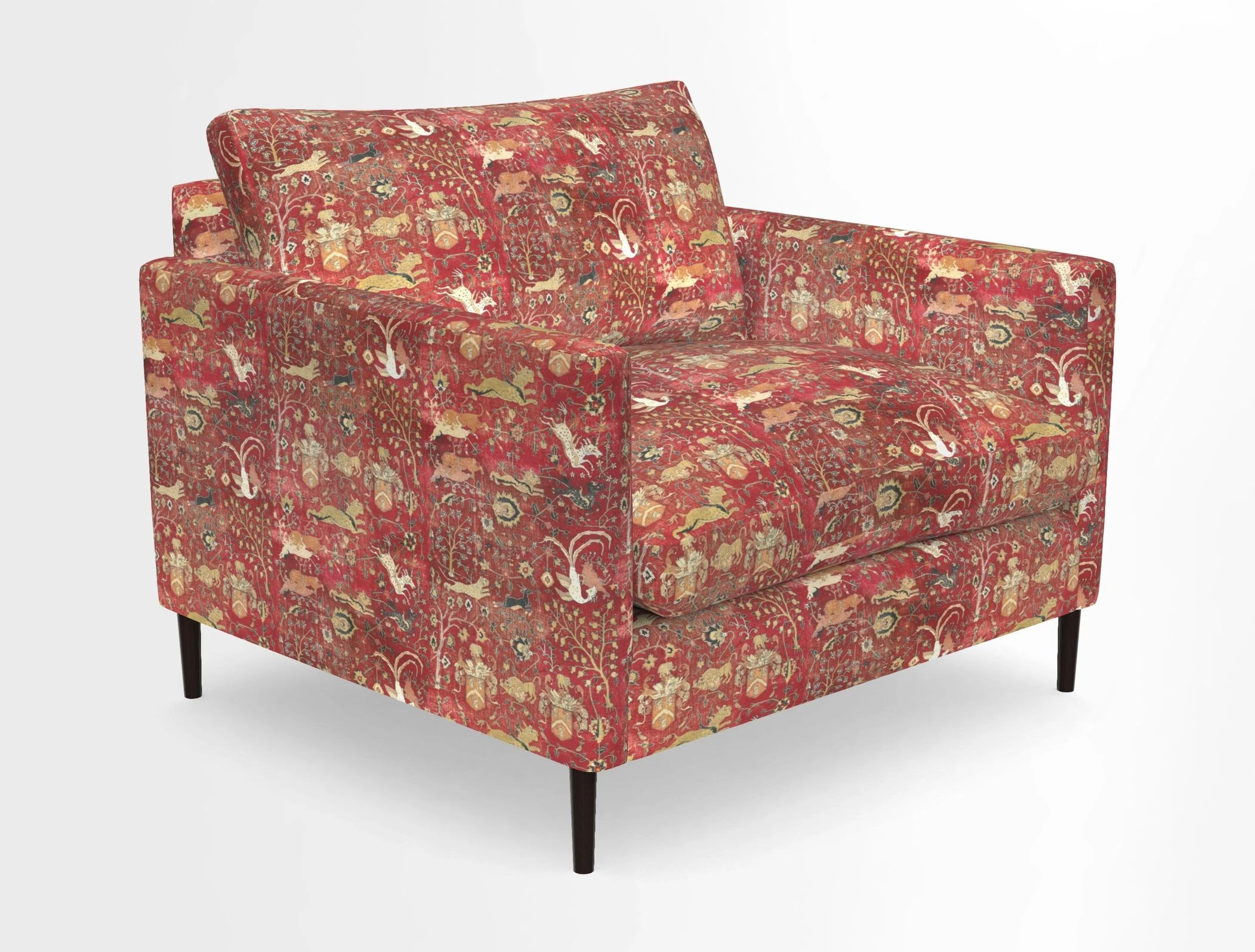 Heyshott Snuggler in Two Tone Plain Biscuit. Loose cover option available