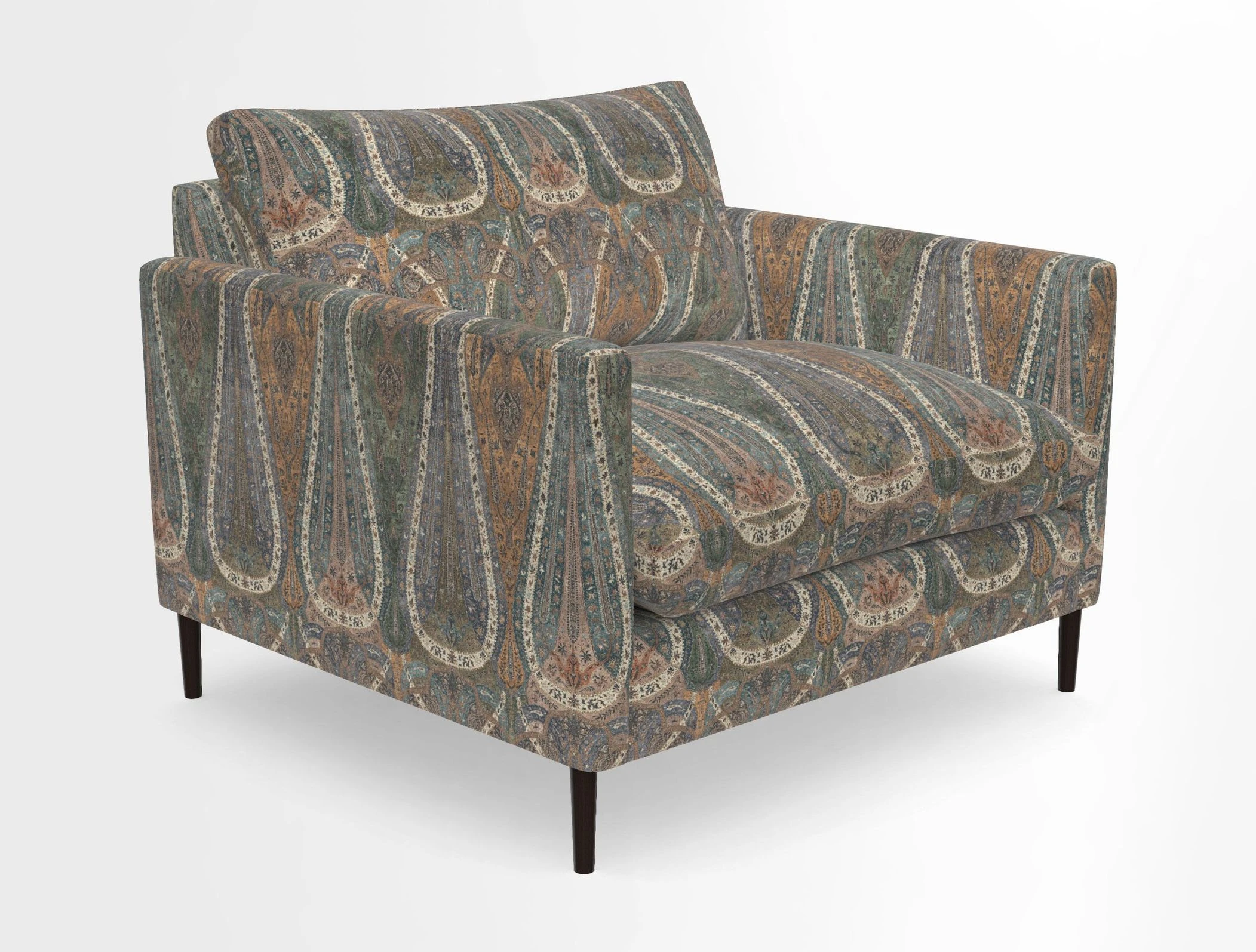 Heyshott Snuggler in Two Tone Plain Biscuit. Loose cover option available