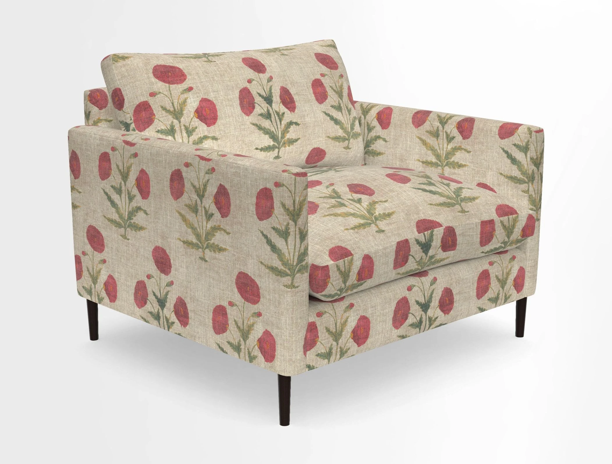 Heyshott Snuggler in Two Tone Plain Biscuit. Loose cover option available