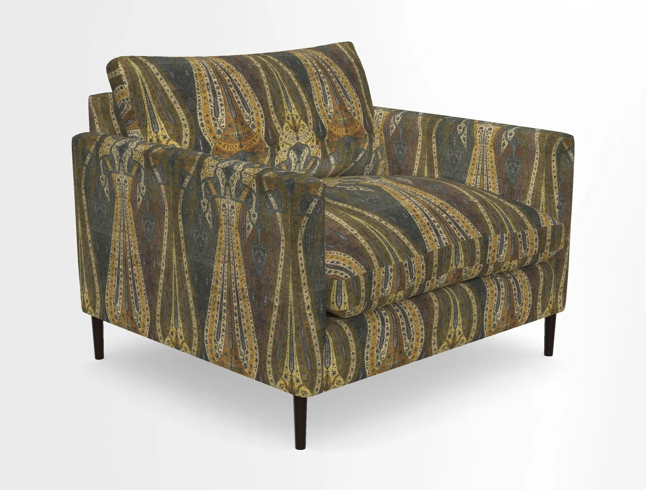Heyshott Snuggler in Two Tone Plain Biscuit. Loose cover option available