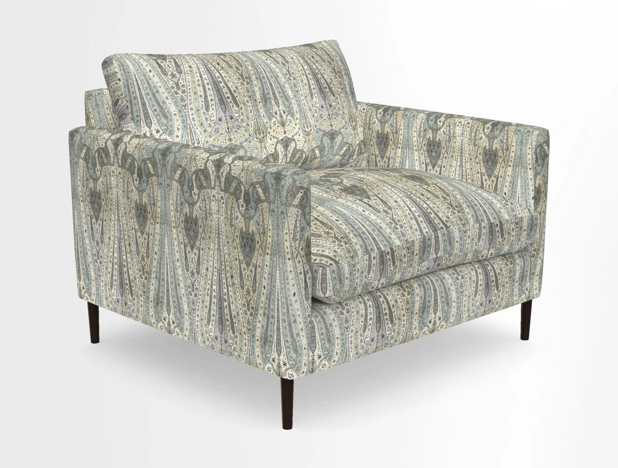 Heyshott Snuggler in Two Tone Plain Biscuit. Loose cover option available