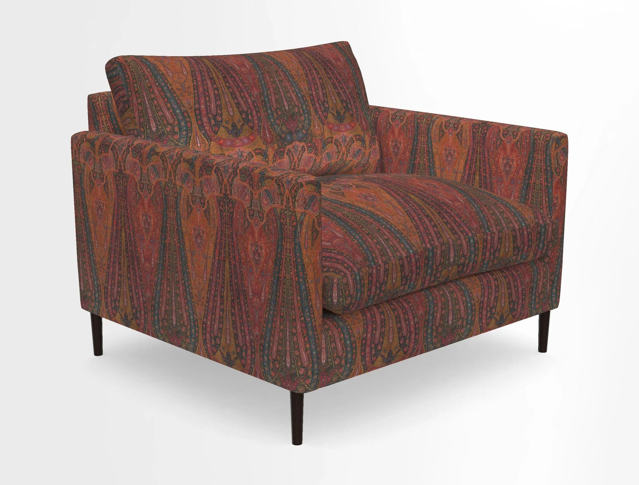 Heyshott Snuggler in Two Tone Plain Biscuit. Loose cover option available