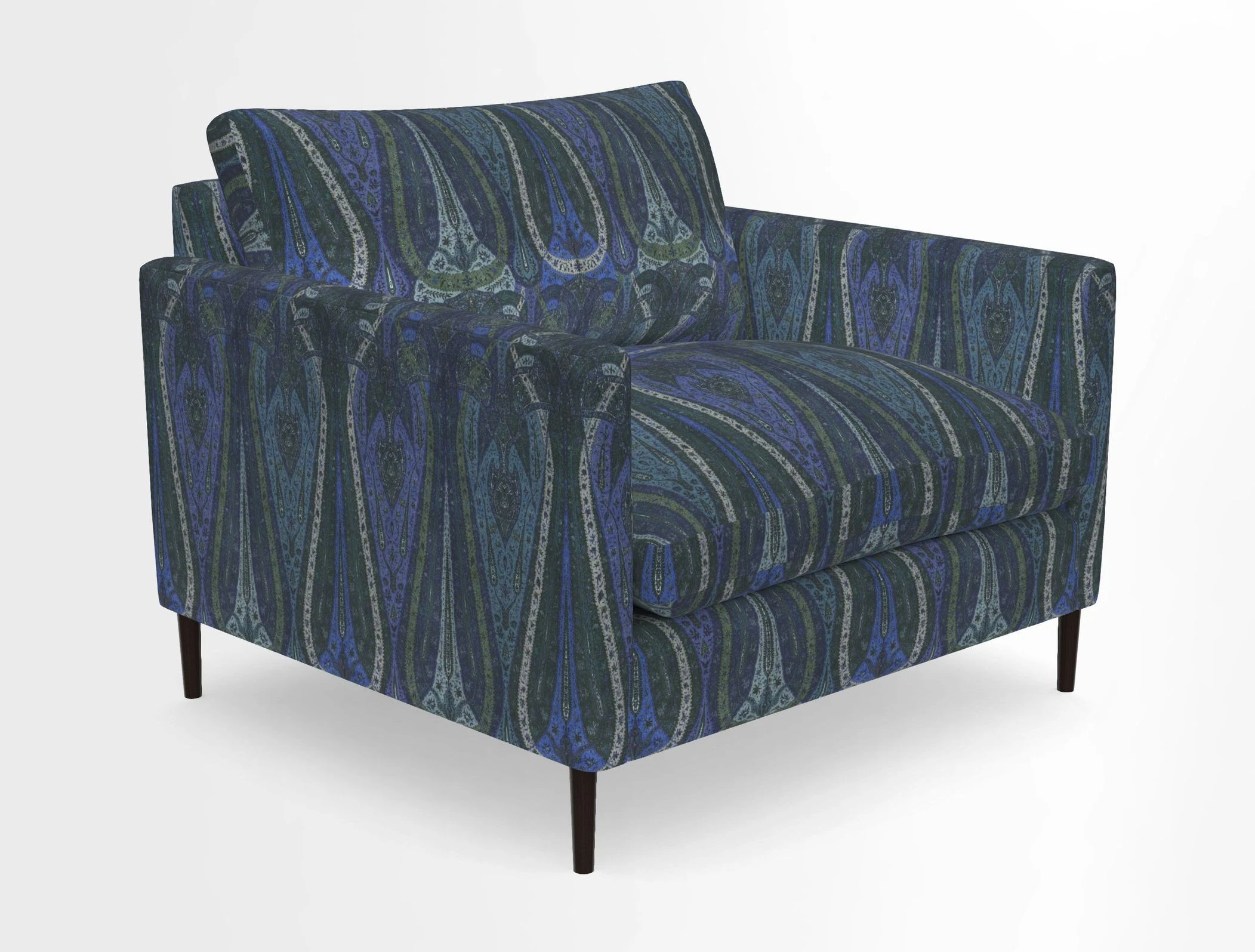 Heyshott Snuggler in Two Tone Plain Biscuit. Loose cover option available
