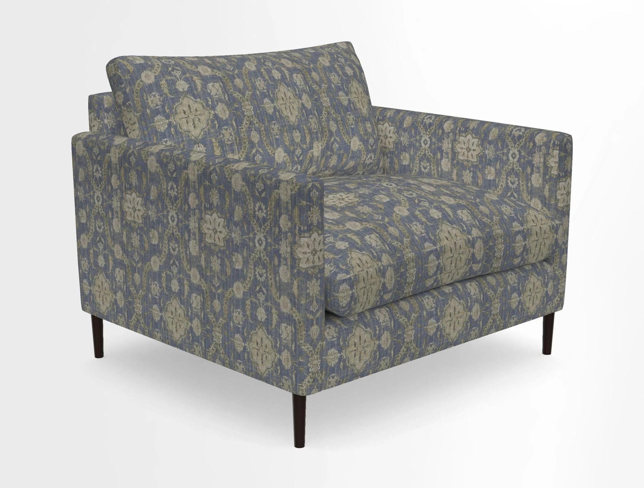 Heyshott Snuggler in Two Tone Plain Biscuit. Loose cover option available