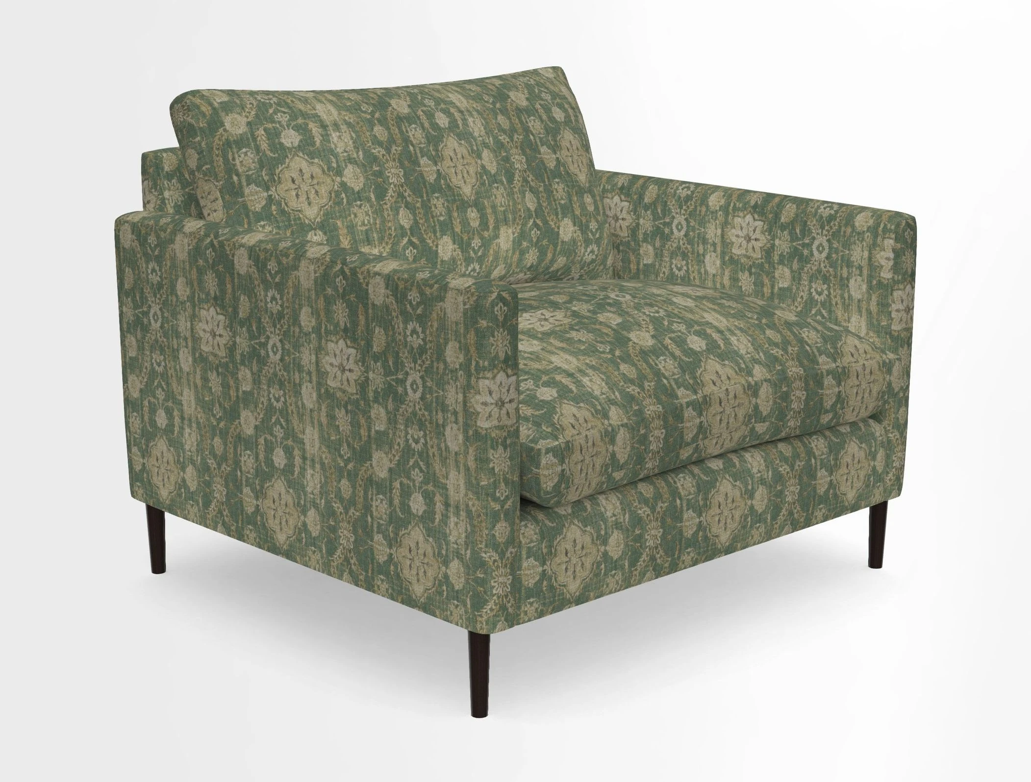 Heyshott Snuggler in Two Tone Plain Biscuit. Loose cover option available