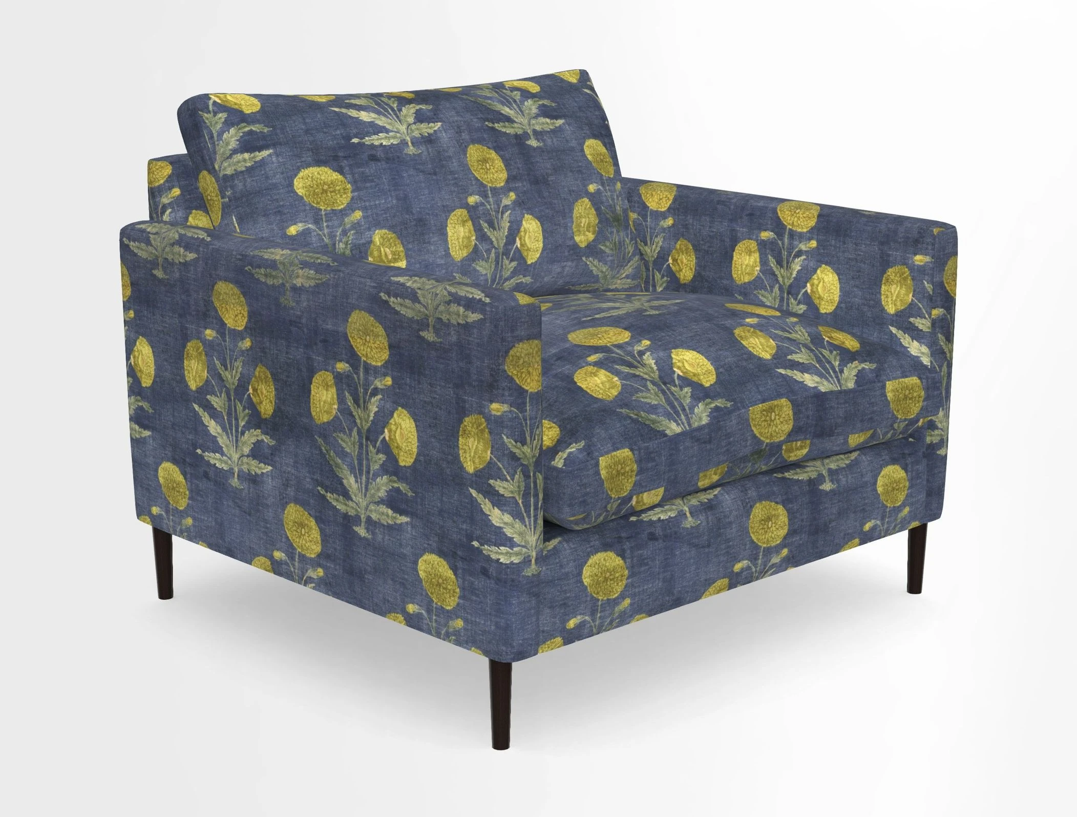 Heyshott Snuggler in Two Tone Plain Biscuit. Loose cover option available